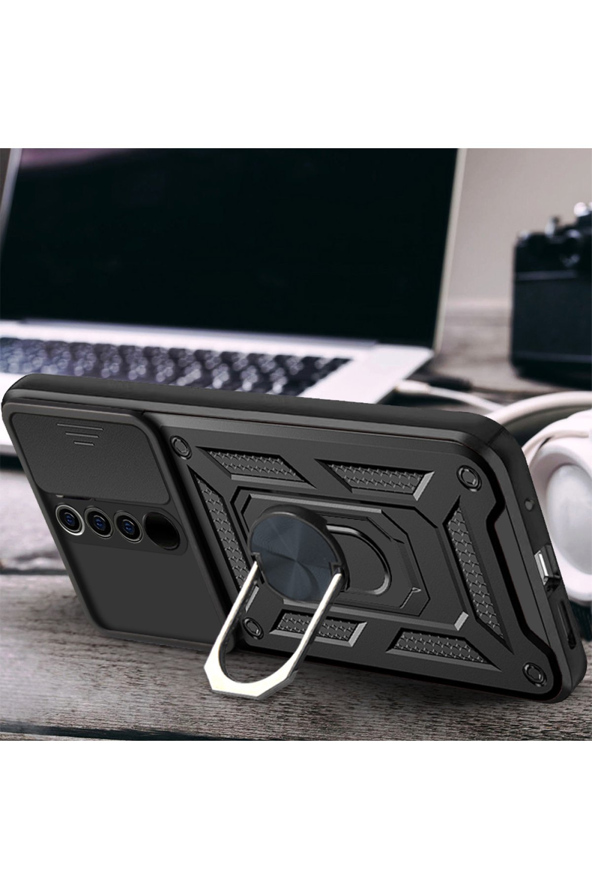 Newface Xiaomi Redmi Note 8 Pro Kılıf Nano içi Kadife Silikon - Mor