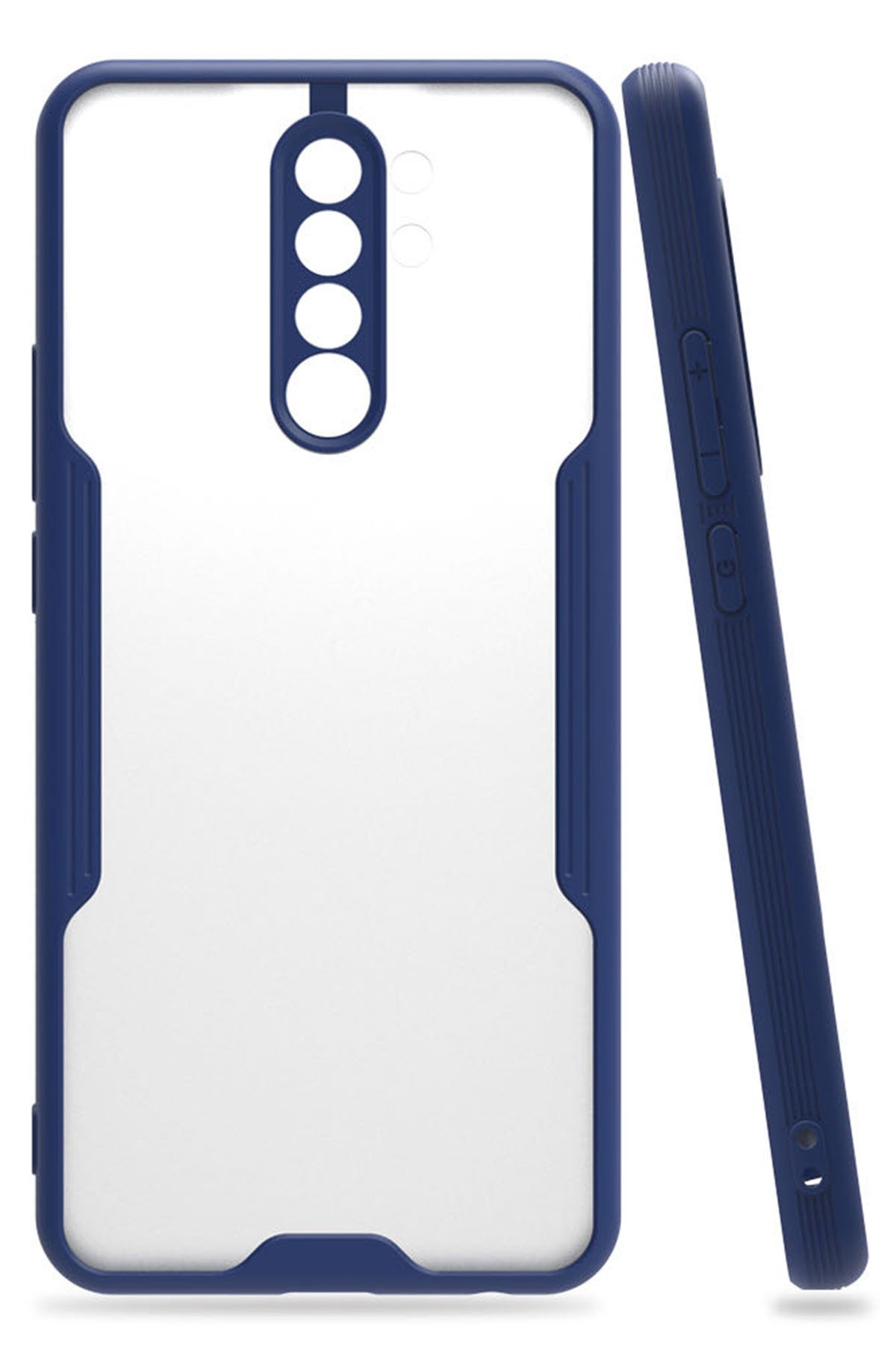 Newface Xiaomi Redmi Note 8 Pro Kılıf Pars Lens Yüzüklü Silikon - Yeşil