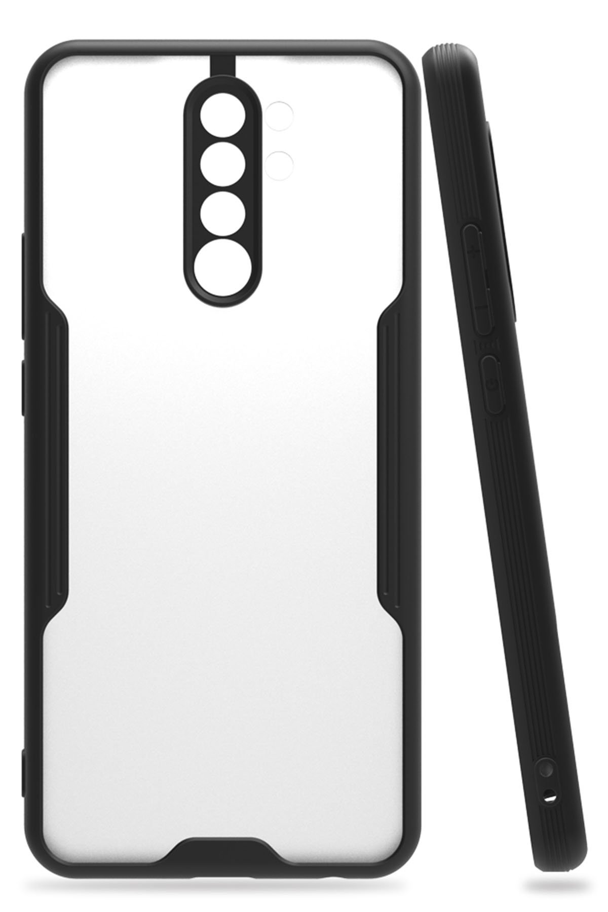 Newface Xiaomi Redmi Note 8 Pro Kılıf Liva Lens Silikon - Yeşil