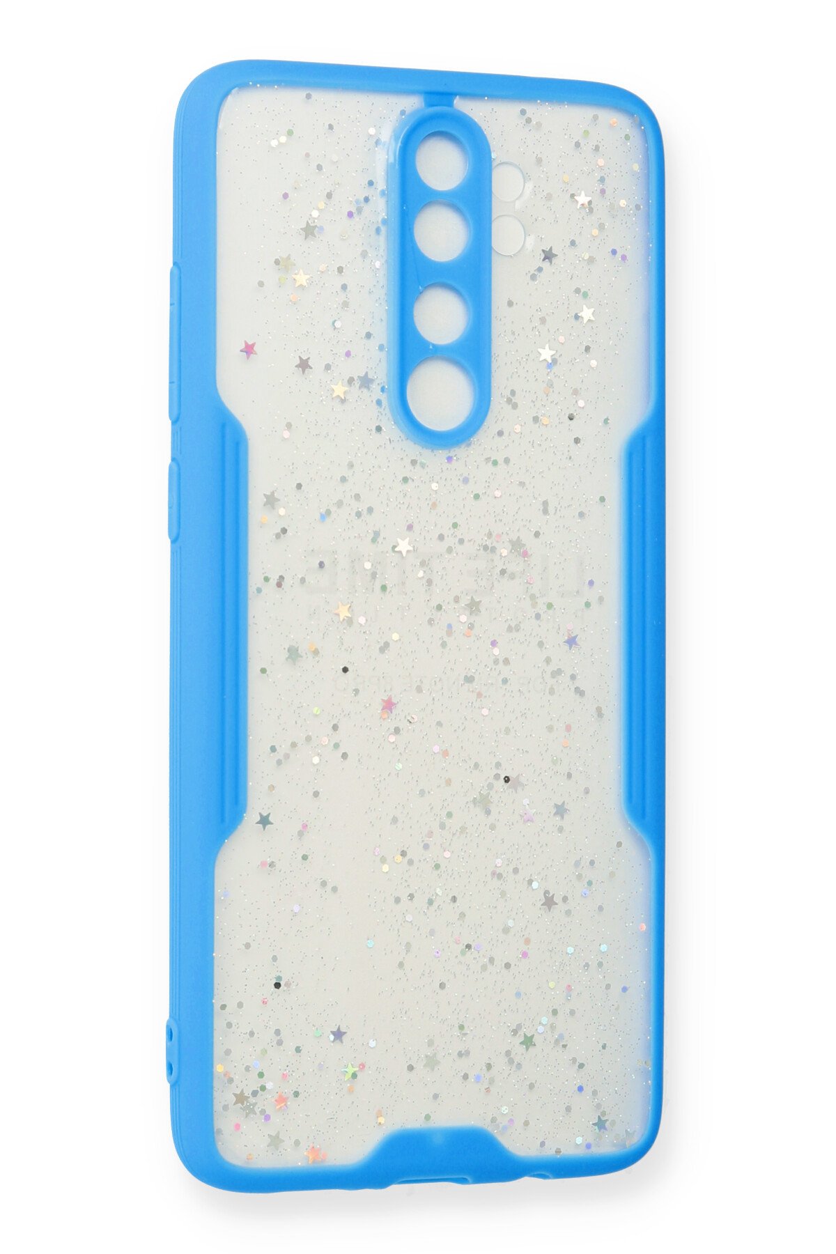 Newface Xiaomi Redmi Note 8 Pro Kılıf Pars Lens Yüzüklü Silikon - Lacivert