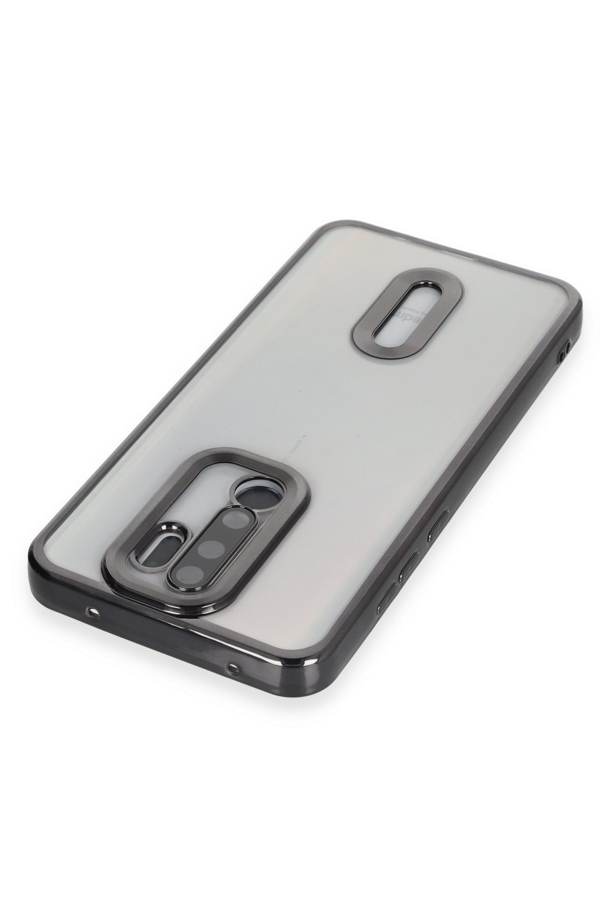 Newface Xiaomi Redmi Note 8 Pro Kılıf Palm Buzlu Kamera Sürgülü Silikon - Lacivert