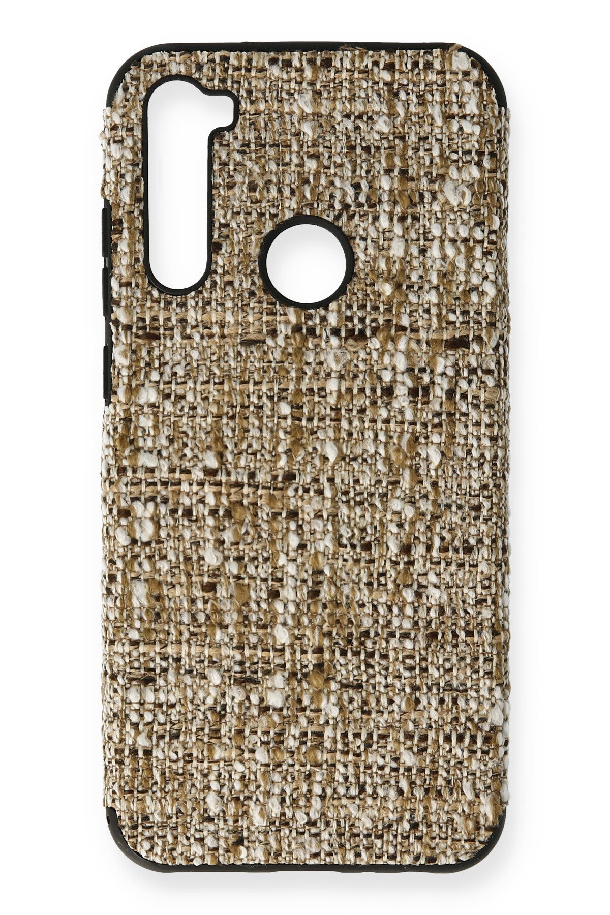 Newface Xiaomi Redmi Note 8T Kılıf Ottoman Kumaş Silikon - Mavi