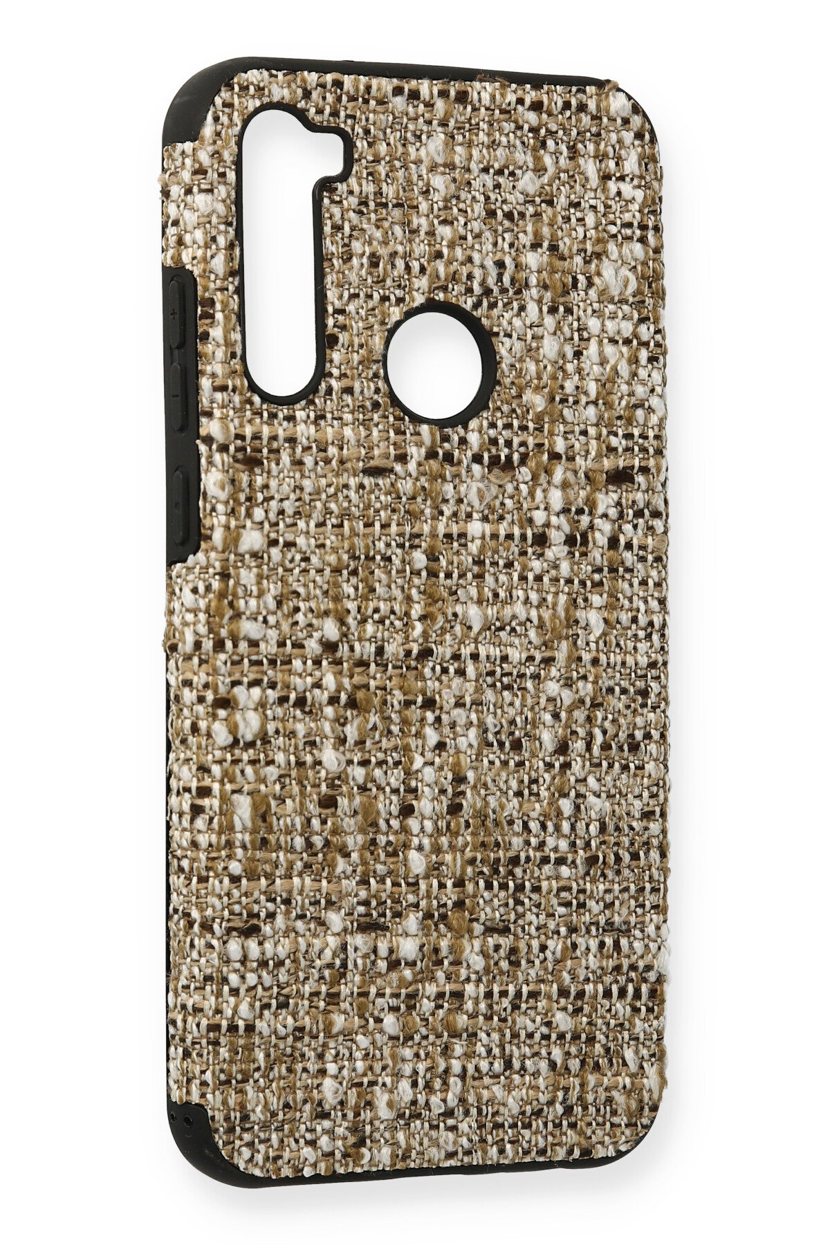 Newface Xiaomi Redmi Note 8T Kılıf Ottoman Kumaş Silikon - Mavi
