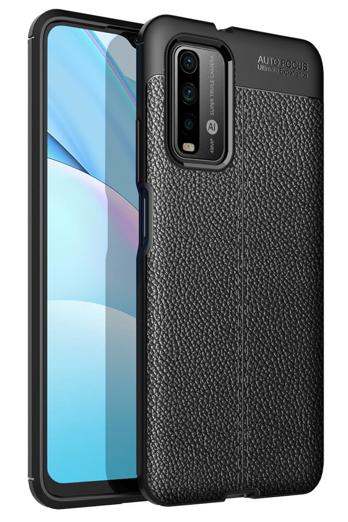 Newface Xiaomi Redmi Note 9 4G Kılıf Volet Silikon - Beyaz
