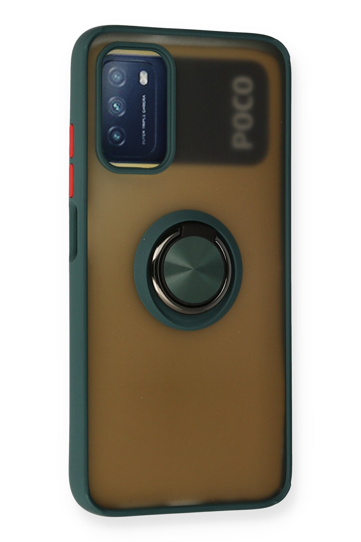 Newface Xiaomi Redmi Note 9 4G Kılıf Nano içi Kadife Silikon - Kırmızı