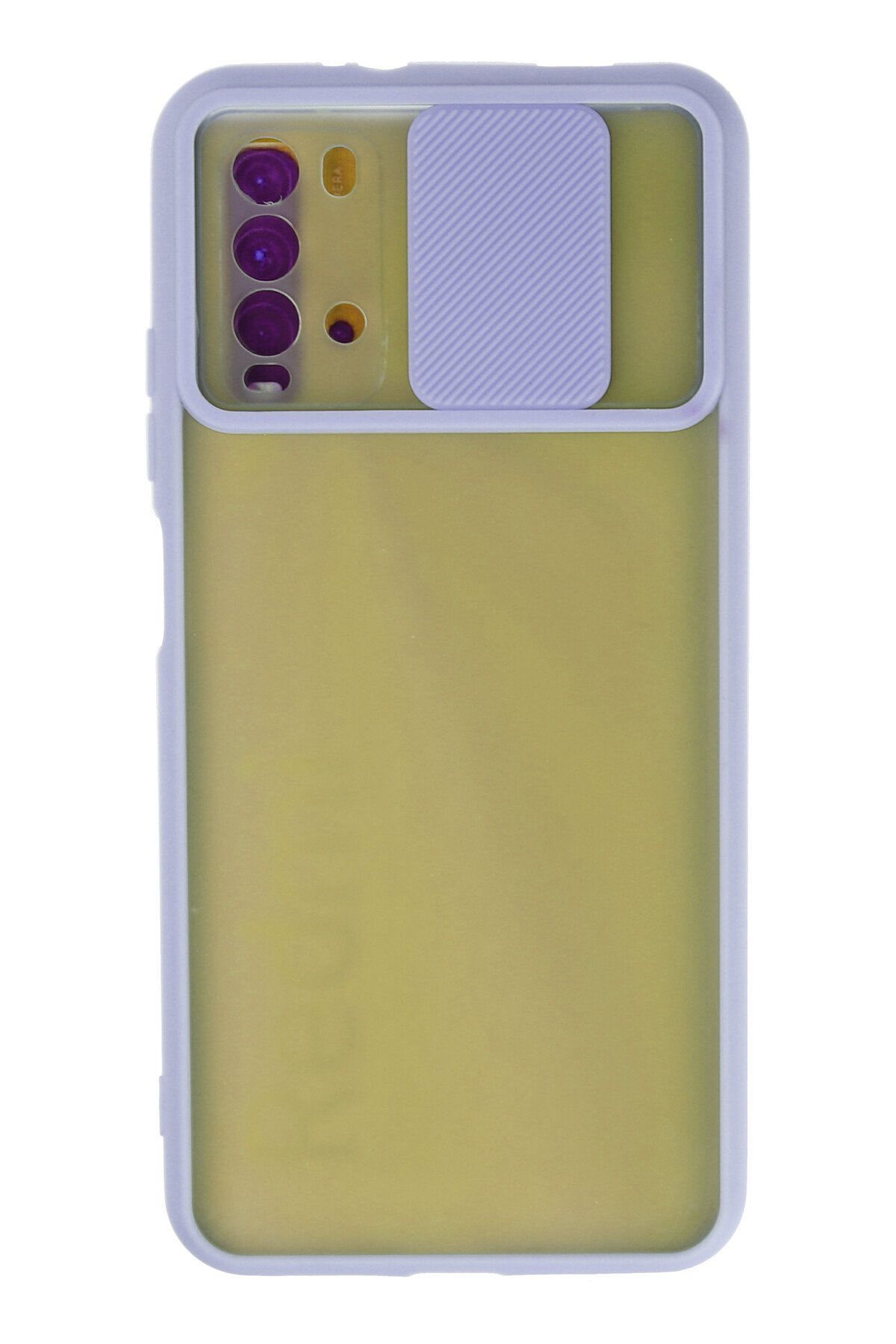 Newface Xiaomi Redmi Note 9 4G Kılıf Glass Kapak - Siyah