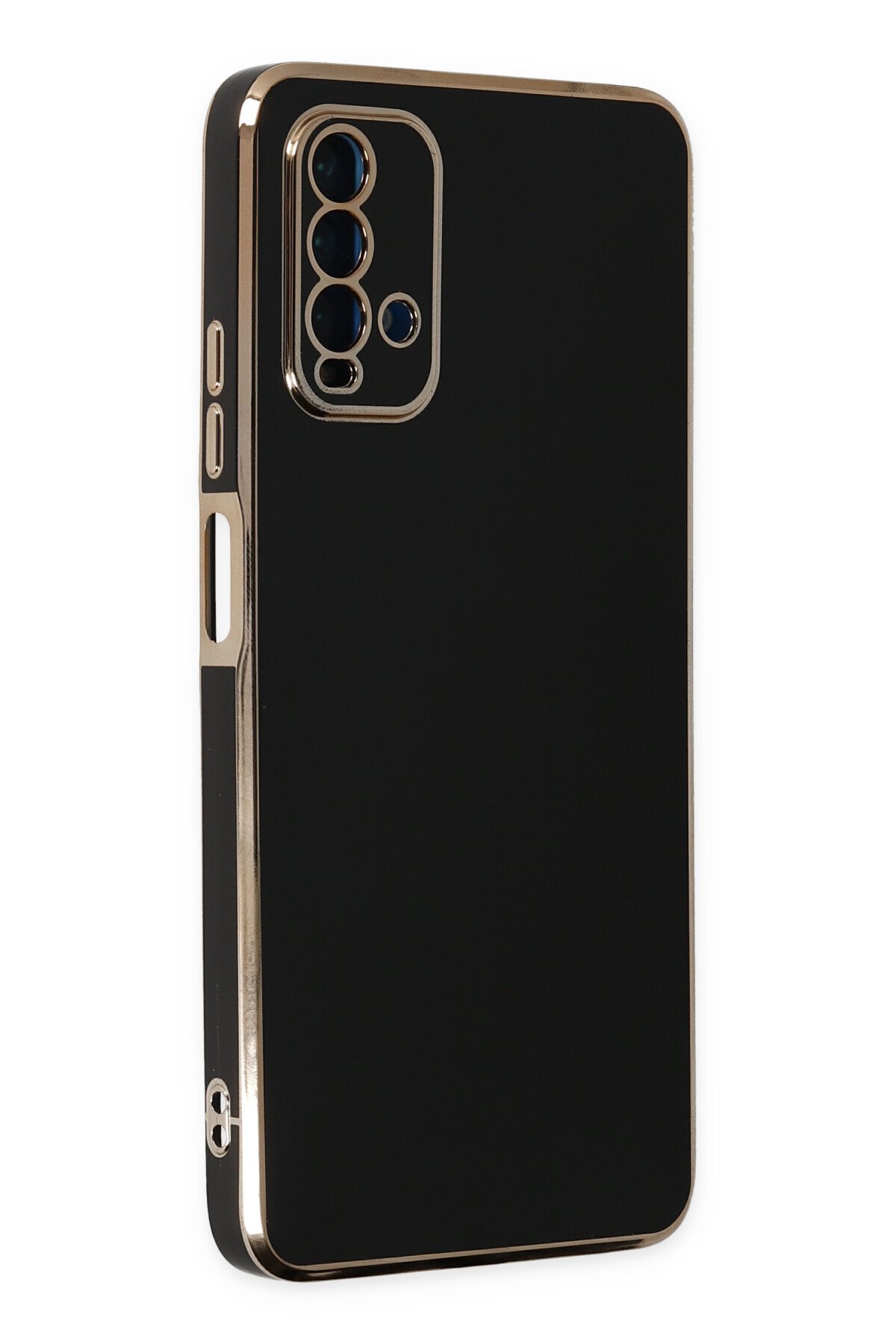 Newface Xiaomi Redmi Note 9 4G Kılıf Gros Yüzüklü Silikon - Siyah
