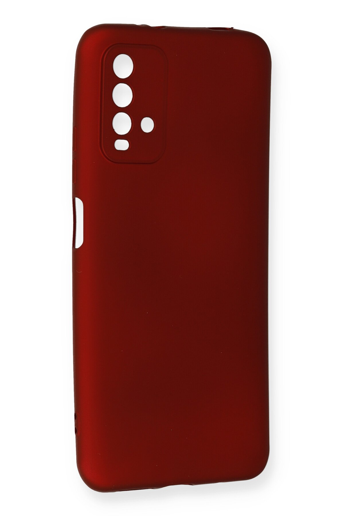 Newface Xiaomi Redmi Note 9 4G Kılıf Platin Silikon - Kırmızı