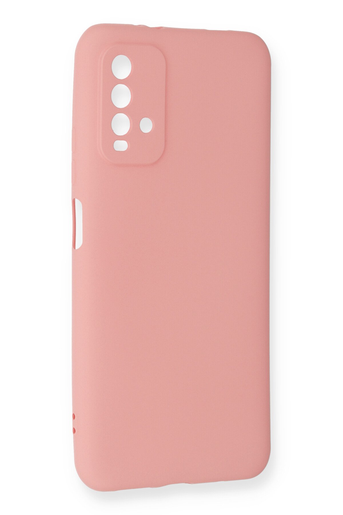 Newface Xiaomi Redmi 9T Kılıf Pars Lens Yüzüklü Silikon - Kırmızı