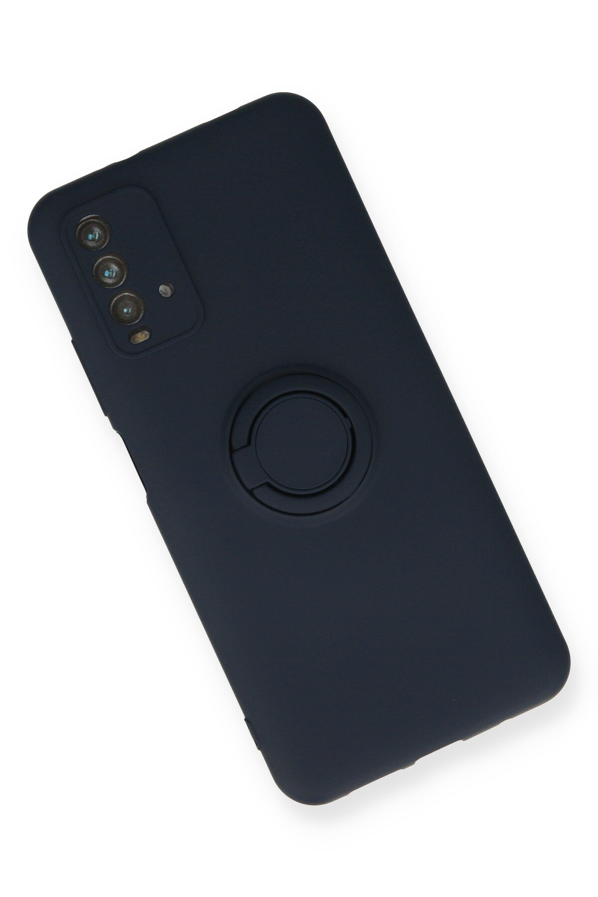 Newface Xiaomi Redmi Note 9 4G Kılıf Palm Buzlu Kamera Sürgülü Silikon - Lila