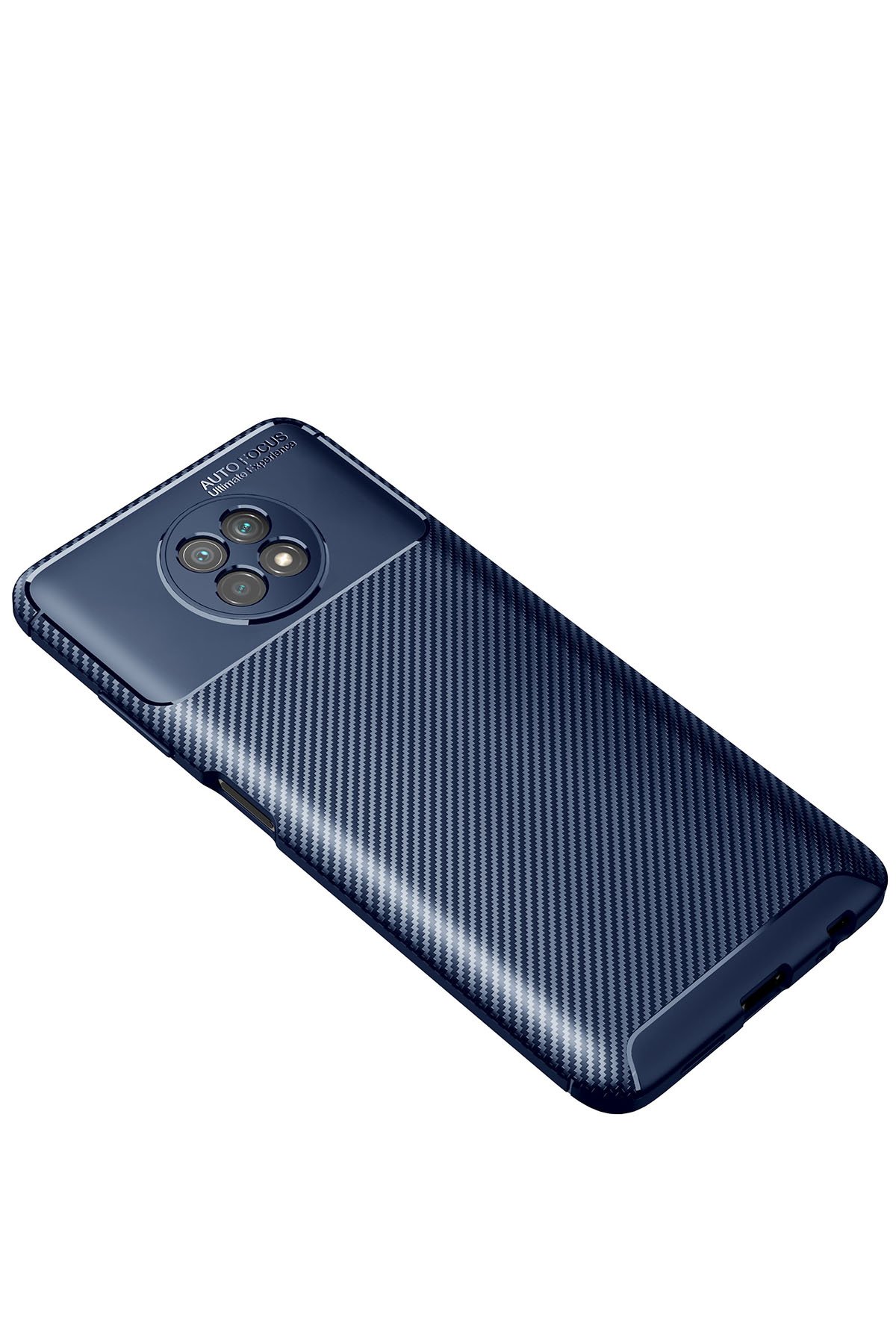 Newface Xiaomi Redmi Note 9 5G Kılıf Gros Yüzüklü Silikon - Siyah