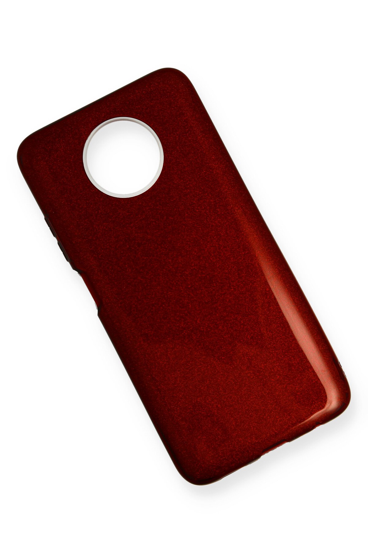 Newface Xiaomi Redmi Note 9 5G Kılıf Gros Yüzüklü Silikon - Gümüş