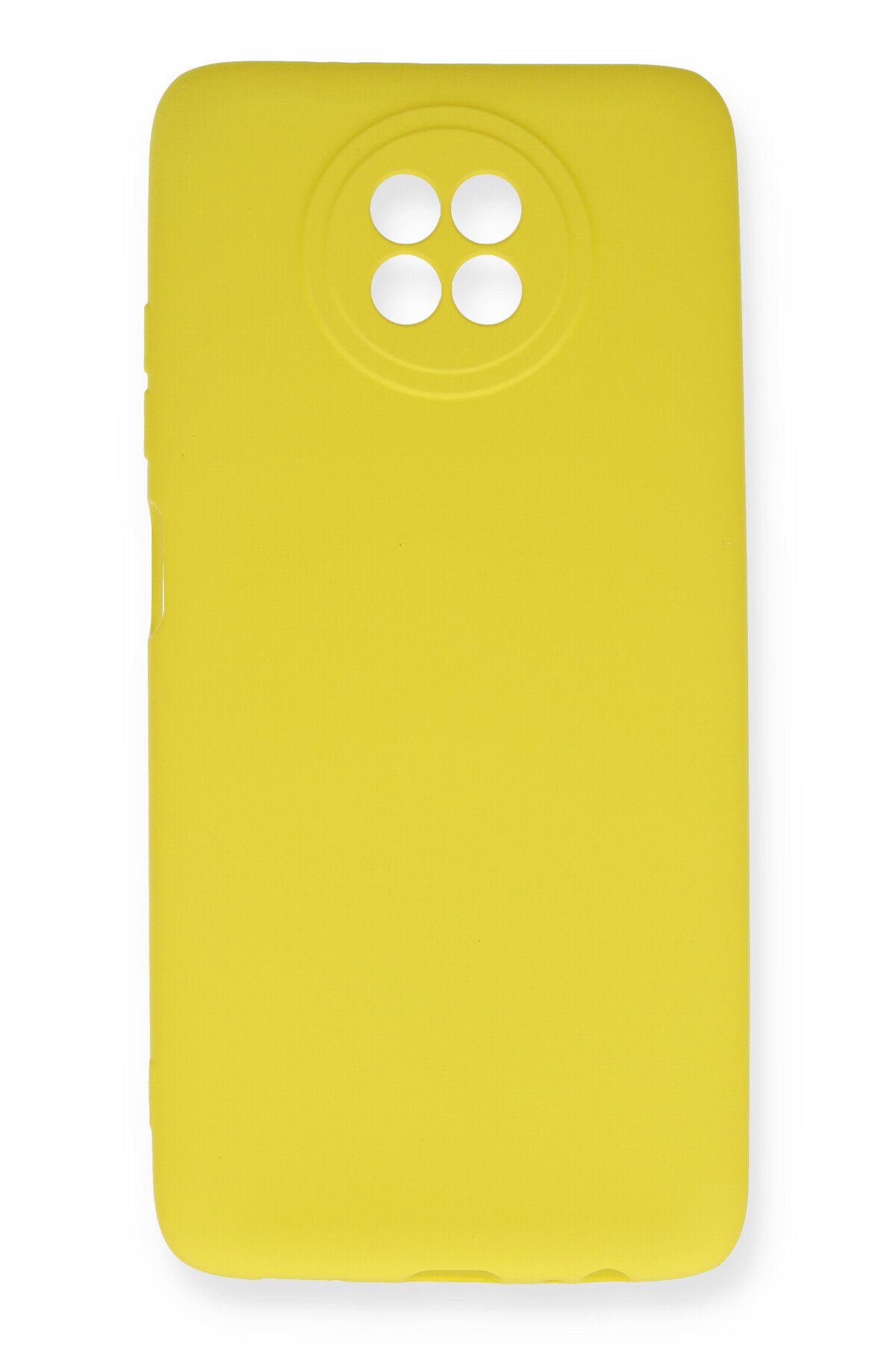 Newface Xiaomi Redmi Note 9 5G Kılıf Simli Yüzüklü Silikon - Kırmızı