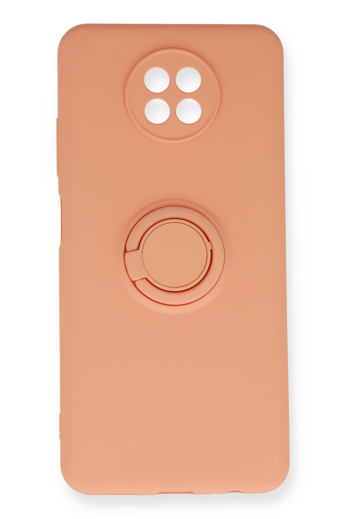 Newface Xiaomi Redmi Note 9 5G Kılıf Montreal Silikon Kapak - Kırmızı