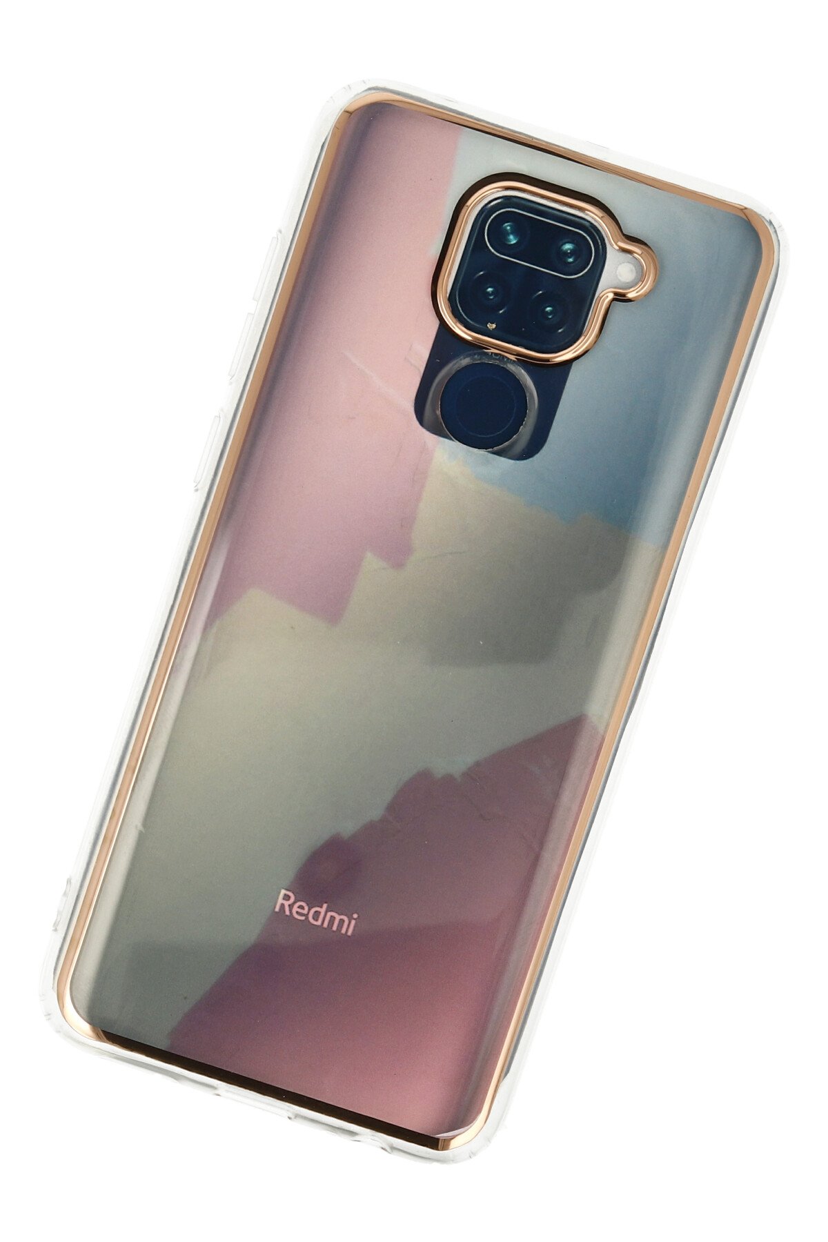 Newface Xiaomi Redmi Note 9 Kılıf Pars Lens Yüzüklü Silikon - Lacivert