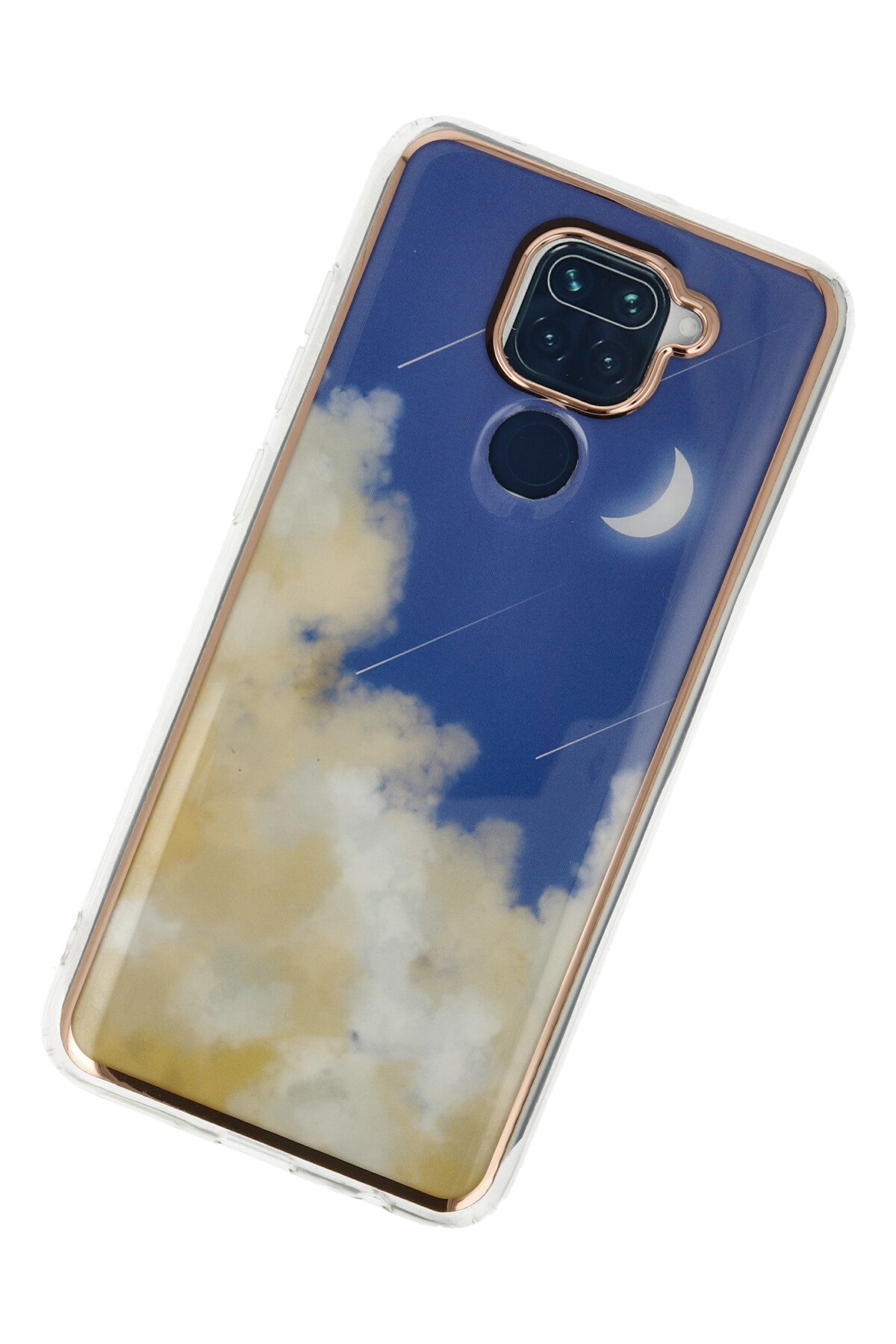 Newface Xiaomi Redmi Note 9 Kılıf Zuma Kartvizitli Yüzüklü Silikon - Lacivert