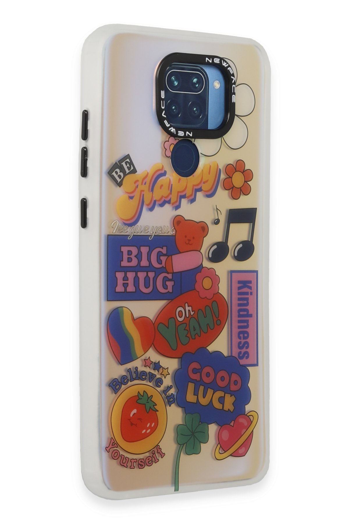 Newface Xiaomi Redmi Note 9 Kılıf Montreal Yüzüklü Silikon Kapak - Yeşil