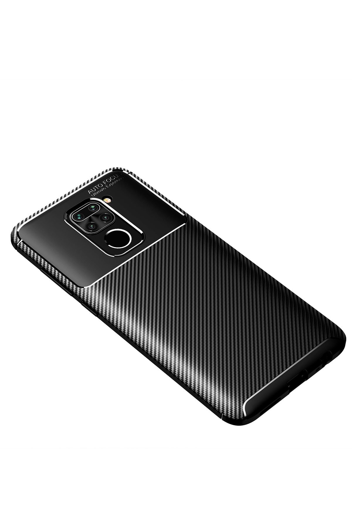 Newface Xiaomi Redmi Note 9 Kılıf Montreal Silikon Kapak - Kırmızı