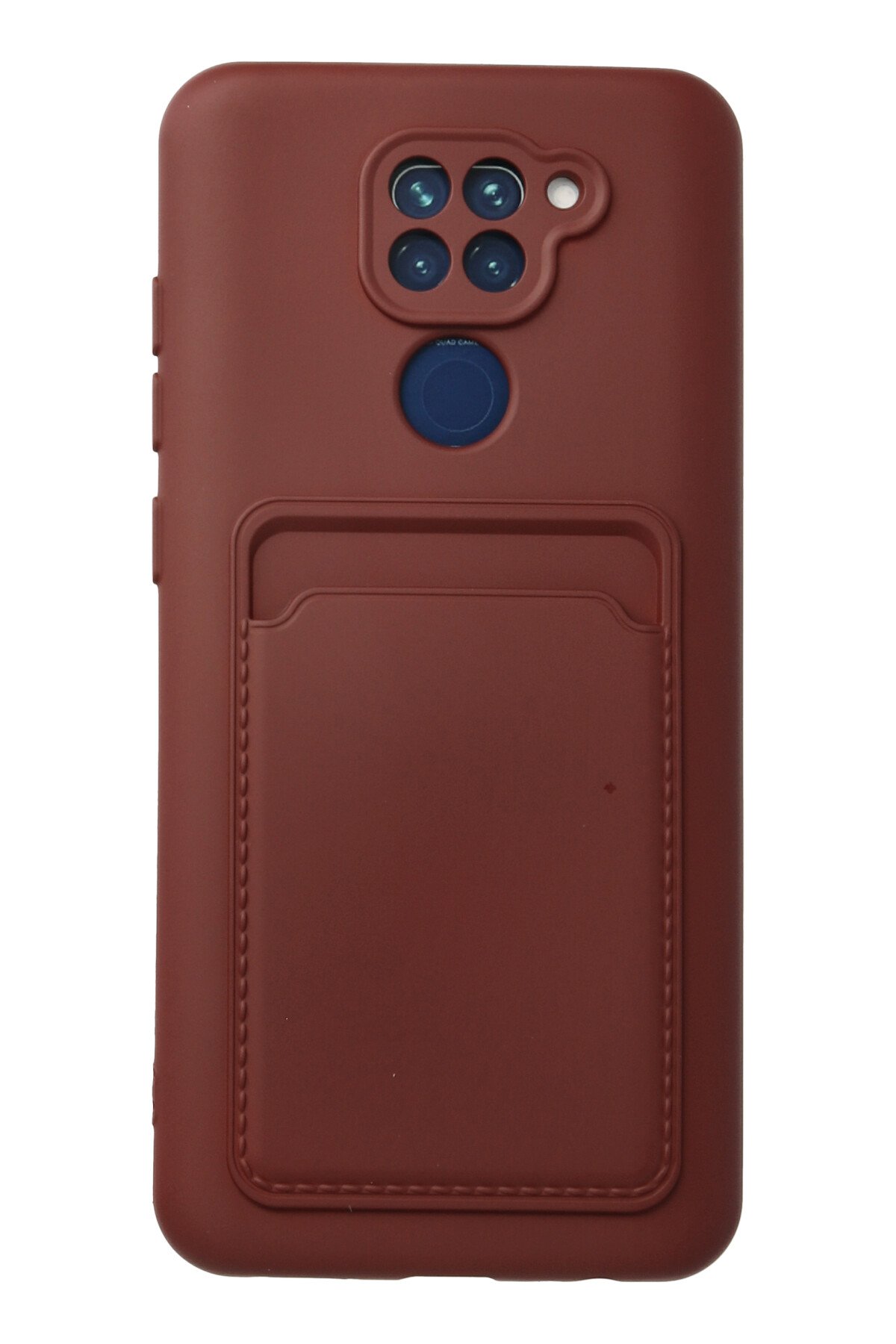 Newface Xiaomi Redmi Note 9 Kılıf Montreal Silikon Kapak - Kırmızı