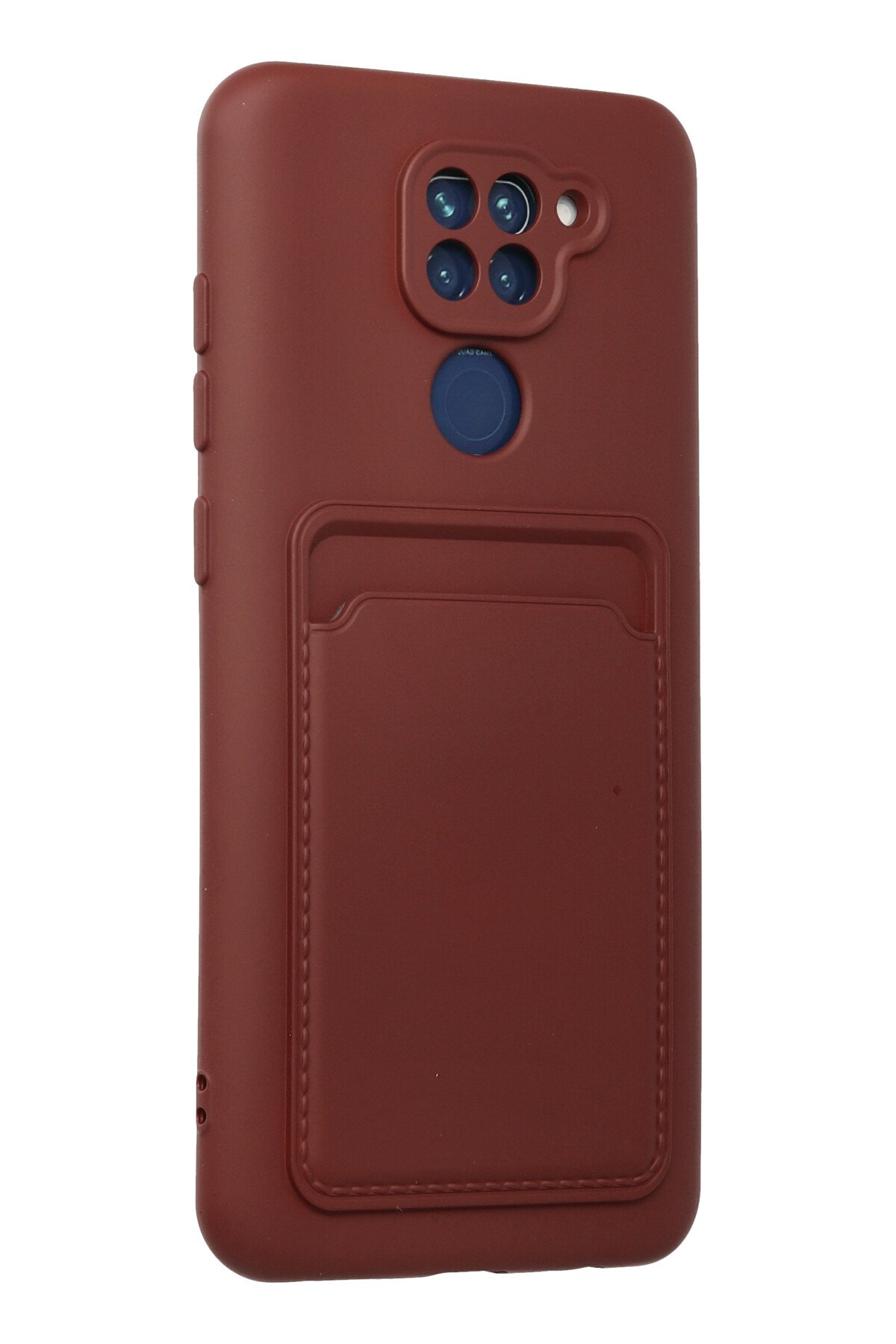 Newface Xiaomi Redmi Note 9 Kılıf Montreal Silikon Kapak - Kırmızı