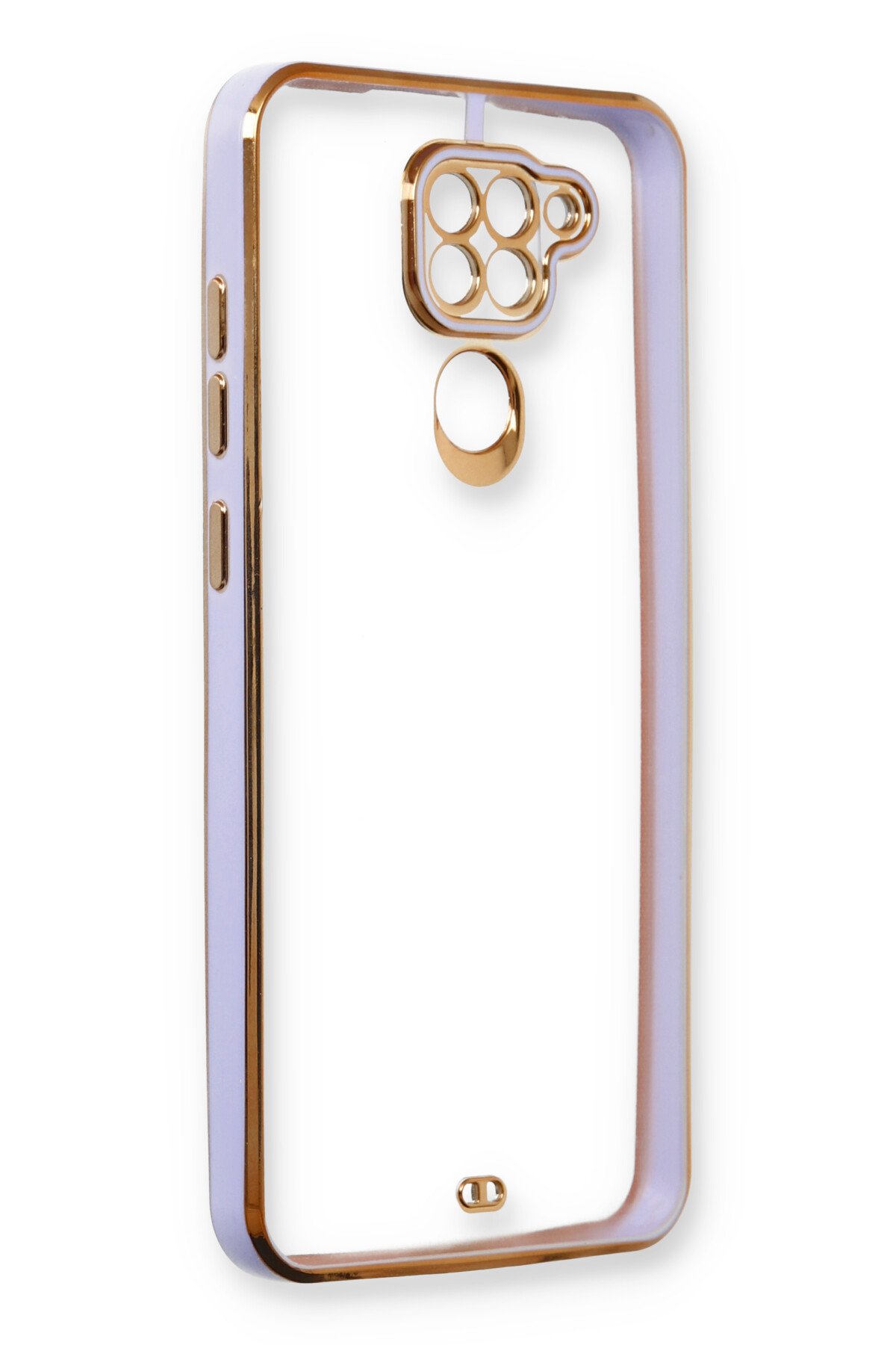 Newface Xiaomi Redmi Note 9 Kılıf Platin Silikon - Lila