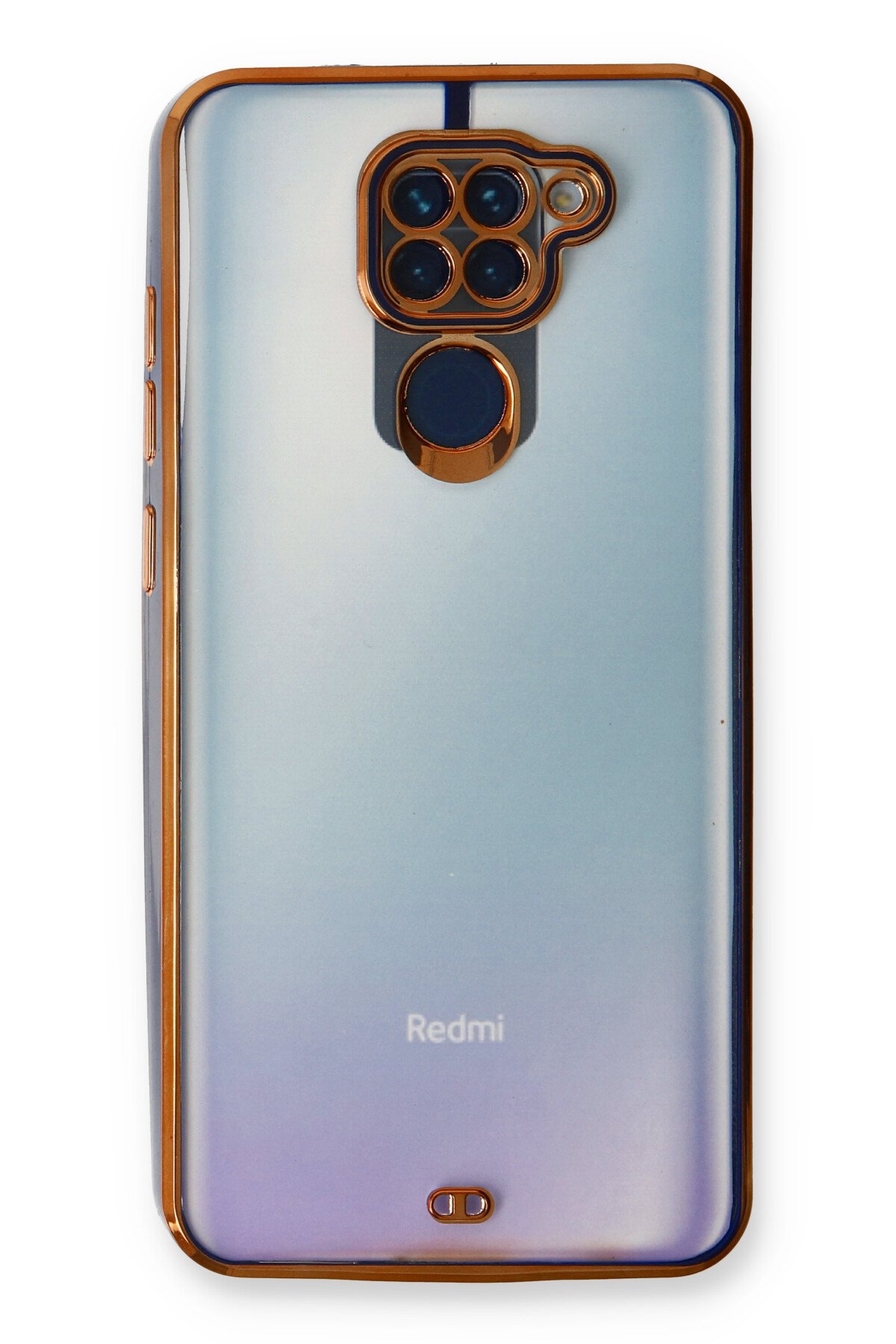 Newface Xiaomi Redmi Note 9 Kılıf Kelvin Kartvizitli Silikon - Kırmızı