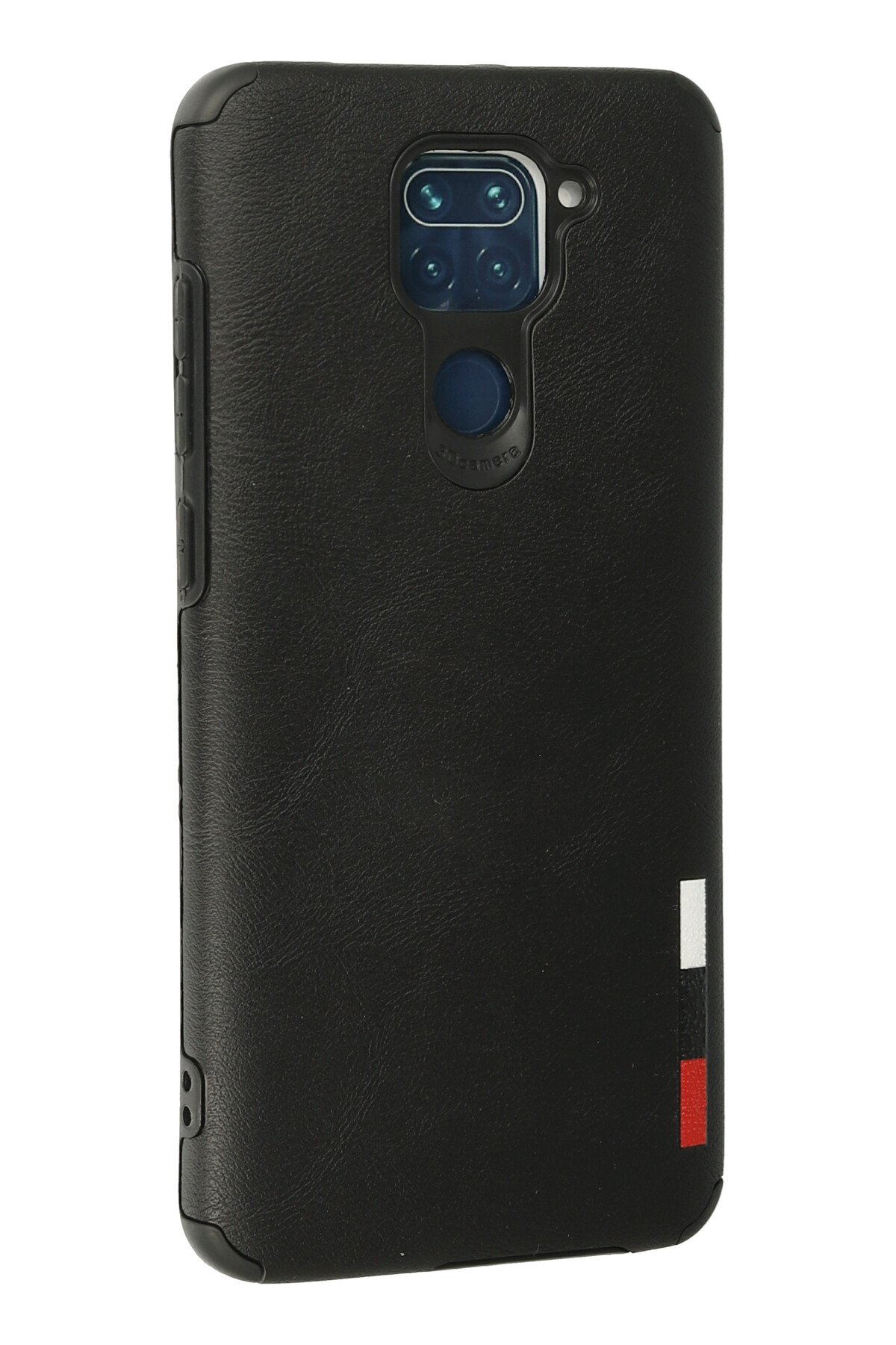 Newface Xiaomi Redmi Note 9 Kılıf Montreal Yüzüklü Silikon Kapak - Kırmızı