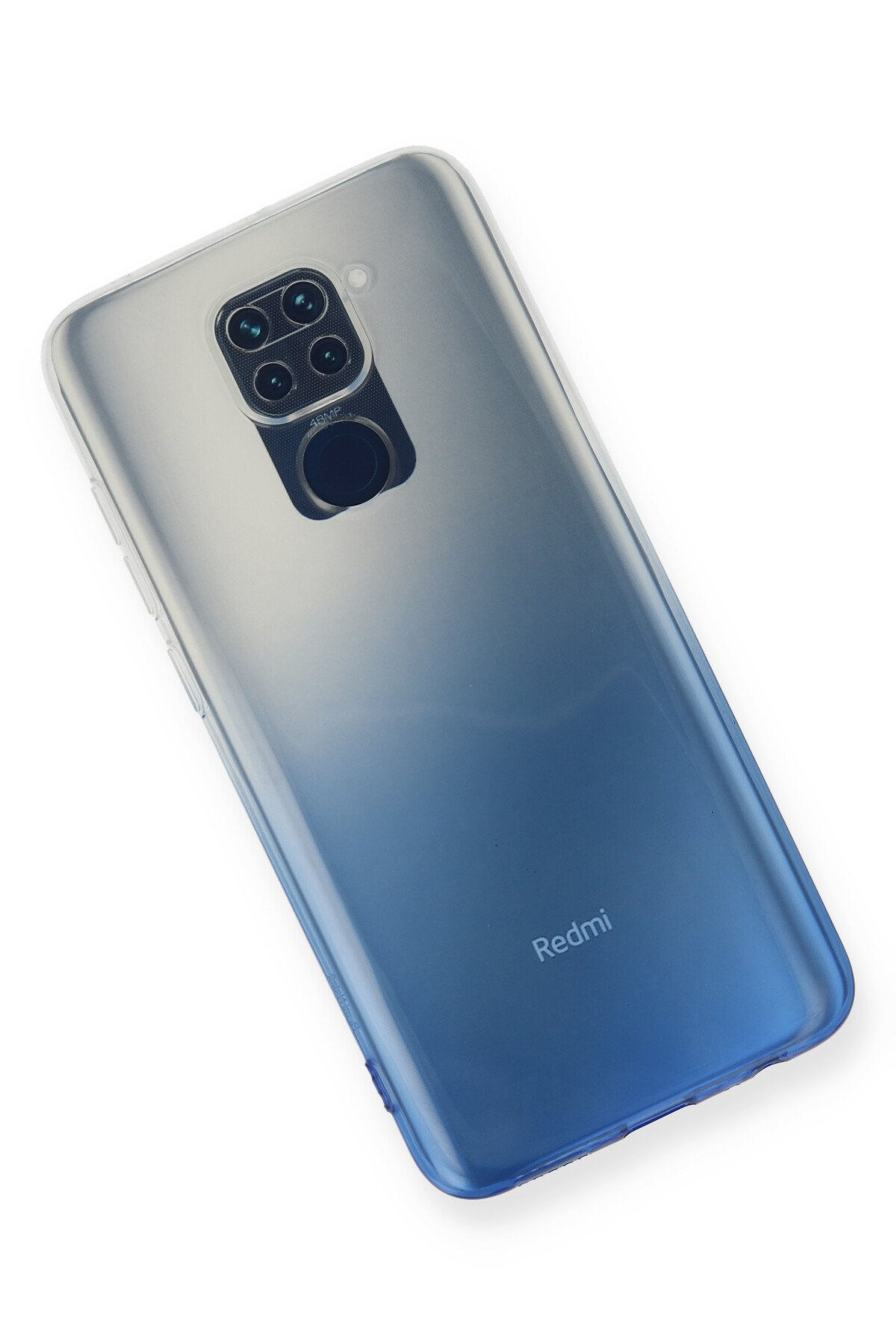 Newface Xiaomi Redmi Note 9 Kılıf Palm Buzlu Kamera Sürgülü Silikon - Kırmızı