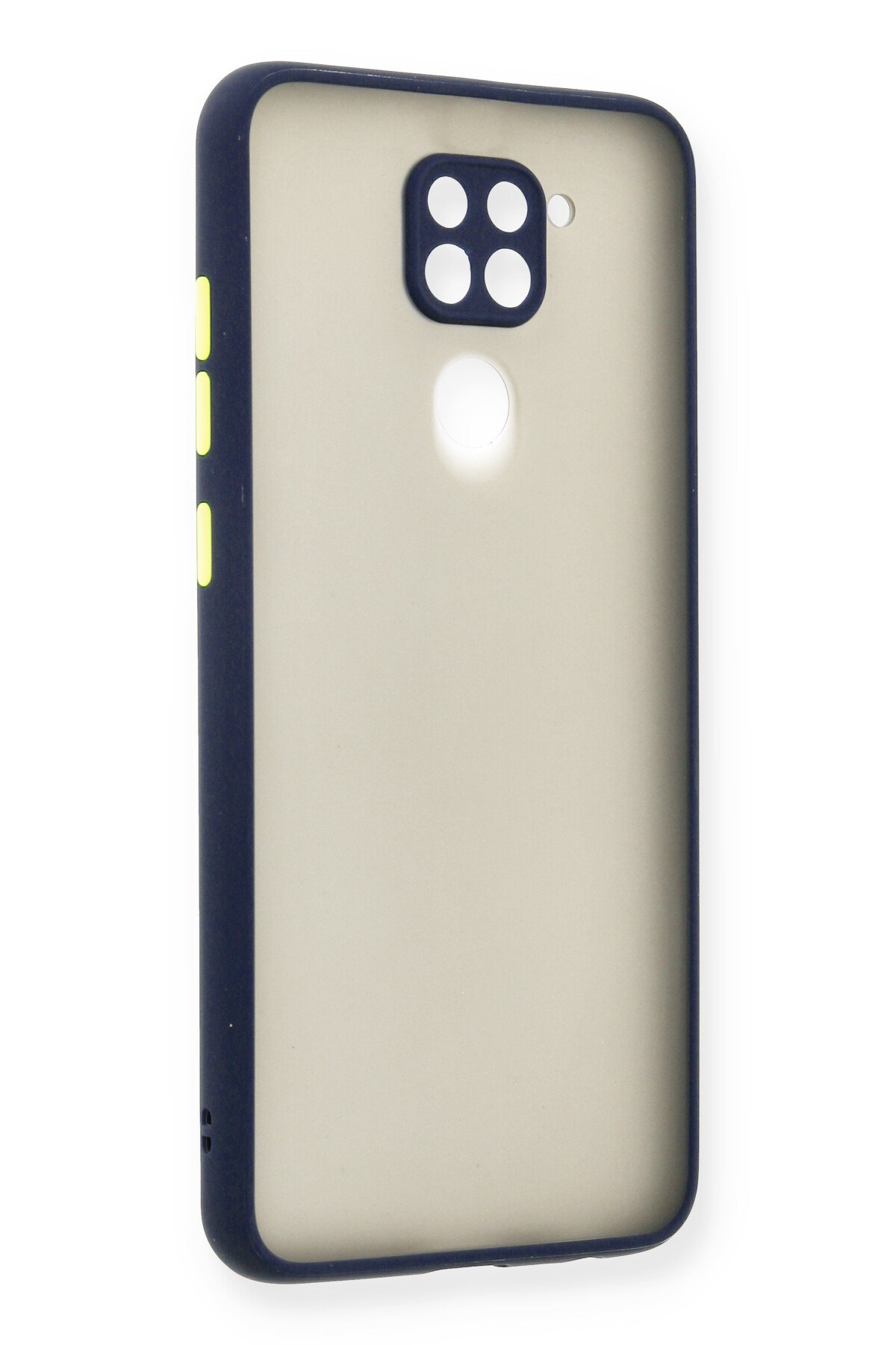 Newface Xiaomi Redmi Note 9 Kılıf Platin Kamera Koruma Silikon - Sarı