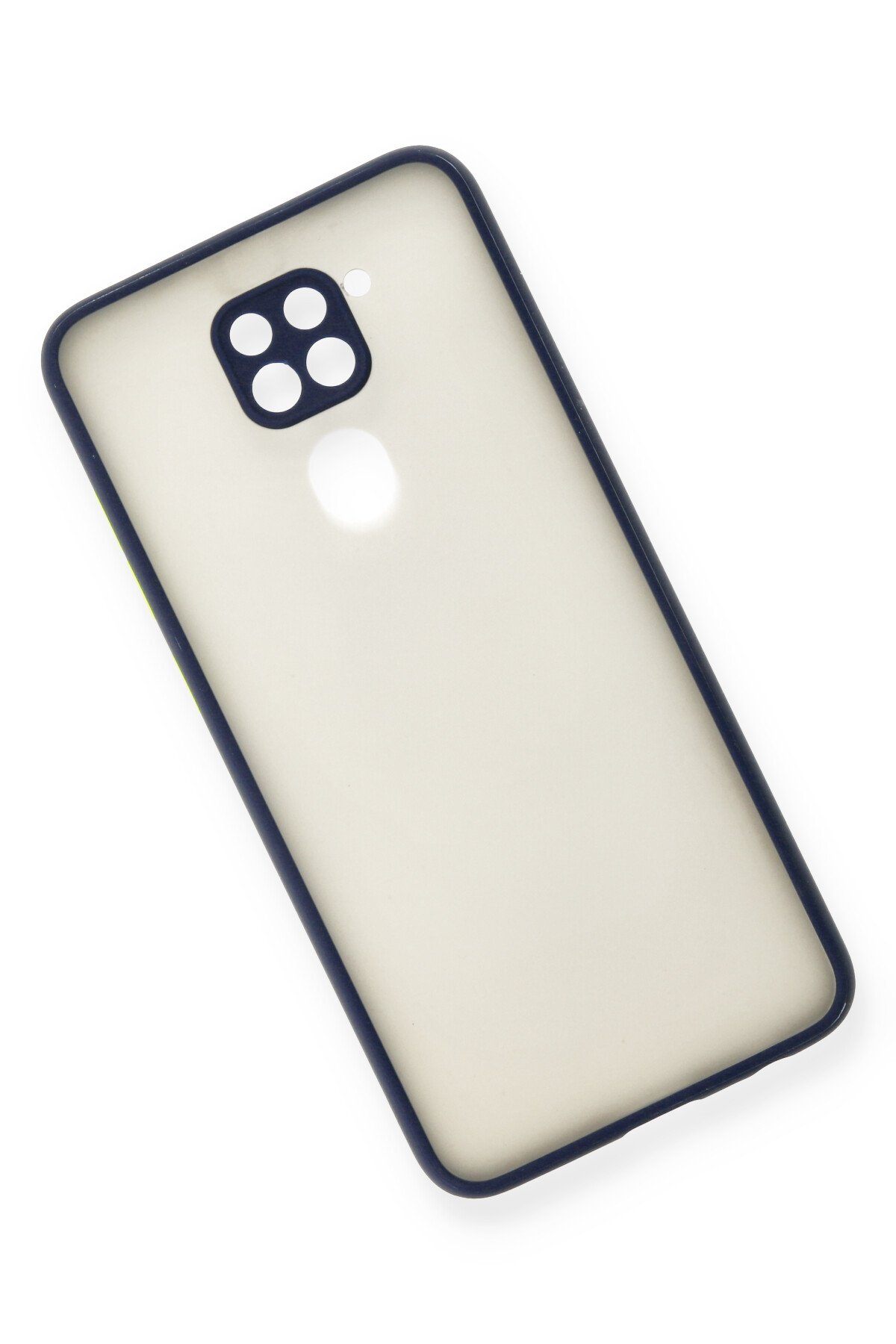 Newface Xiaomi Redmi Note 9 Kılıf Platin Kamera Koruma Silikon - Sarı