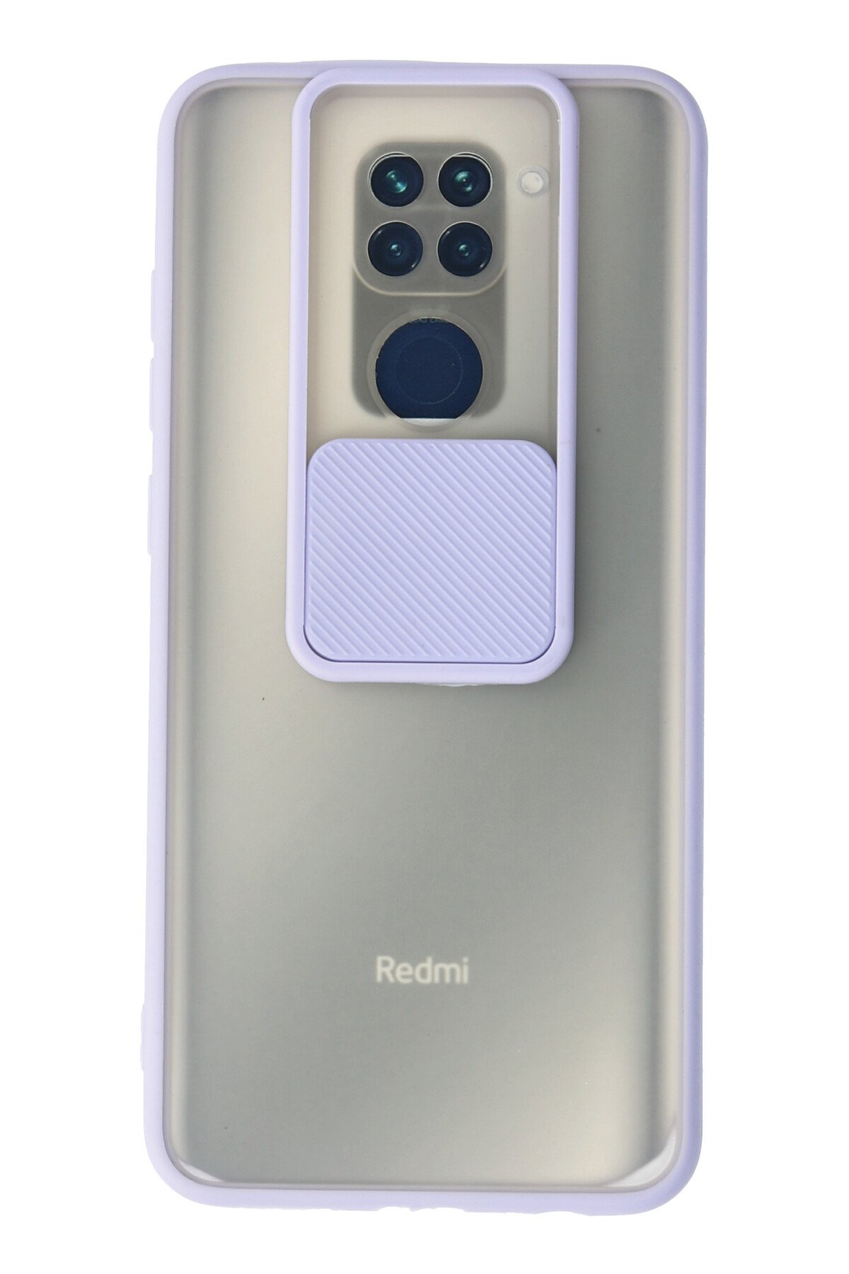 Newface Xiaomi Redmi Note 9 Kılıf Volet Silikon - Kırmızı