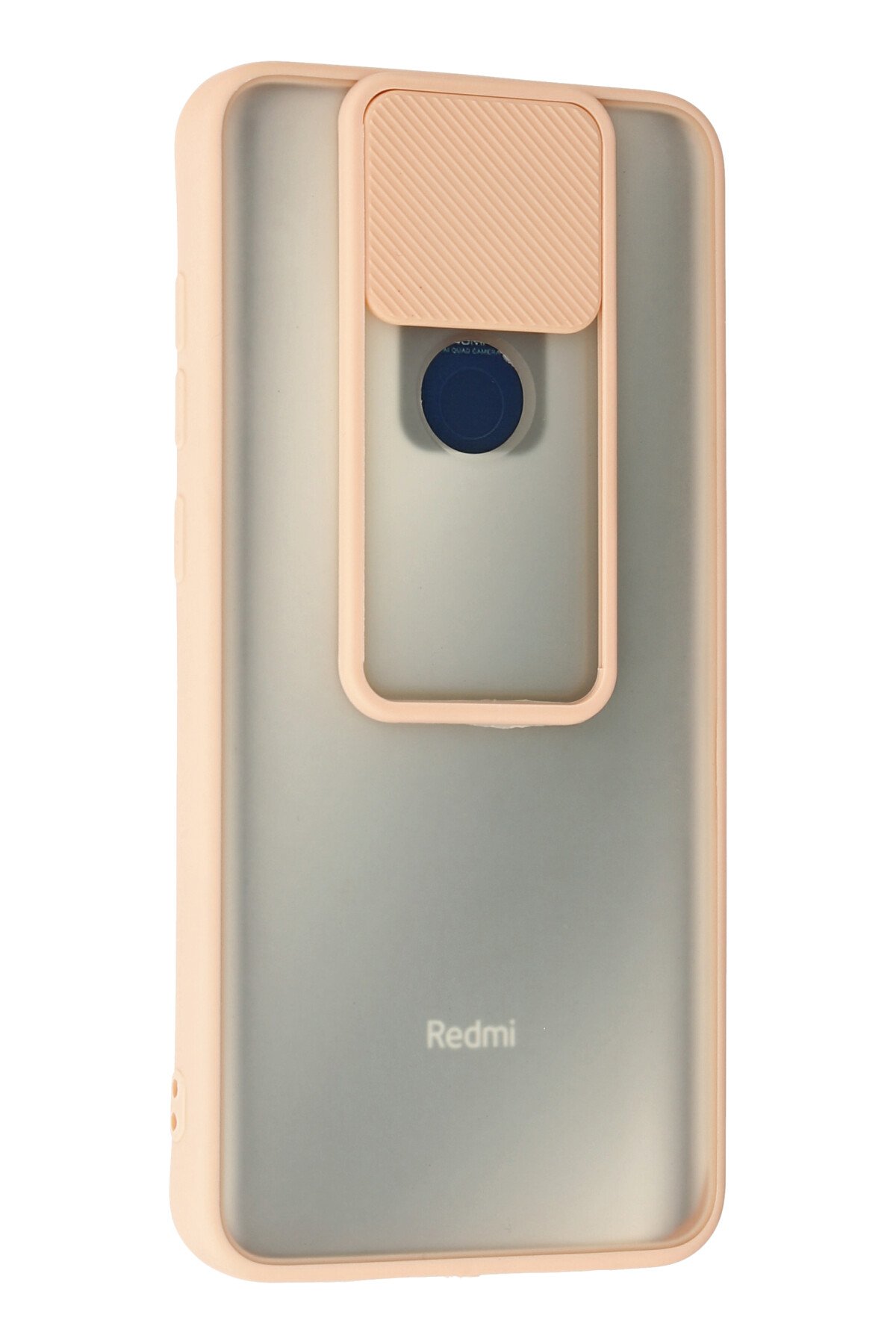 Newface Xiaomi Redmi Note 9 Kılıf Zuma Kartvizitli Yüzüklü Silikon - Pembe