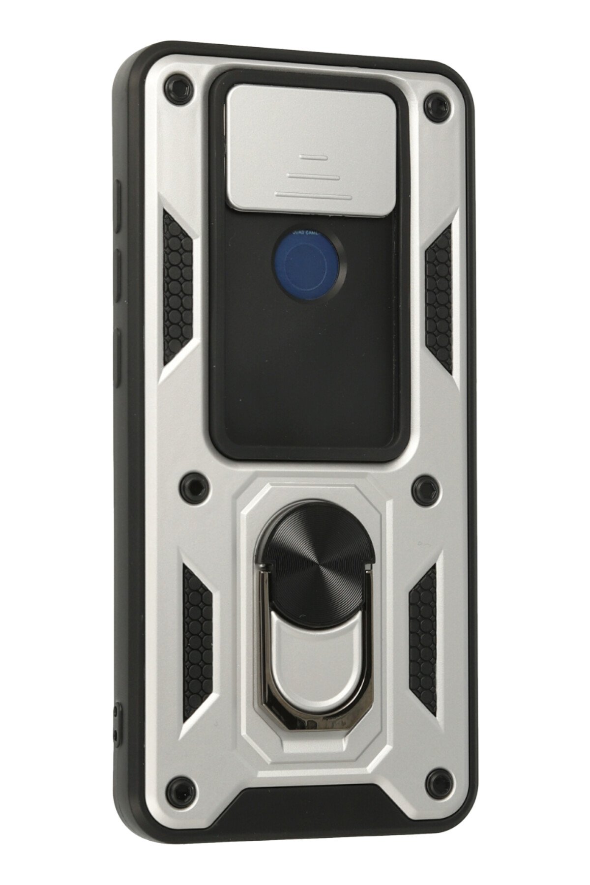 Newface Xiaomi Redmi Note 9 Kılıf Montreal Silikon Kapak - Gri