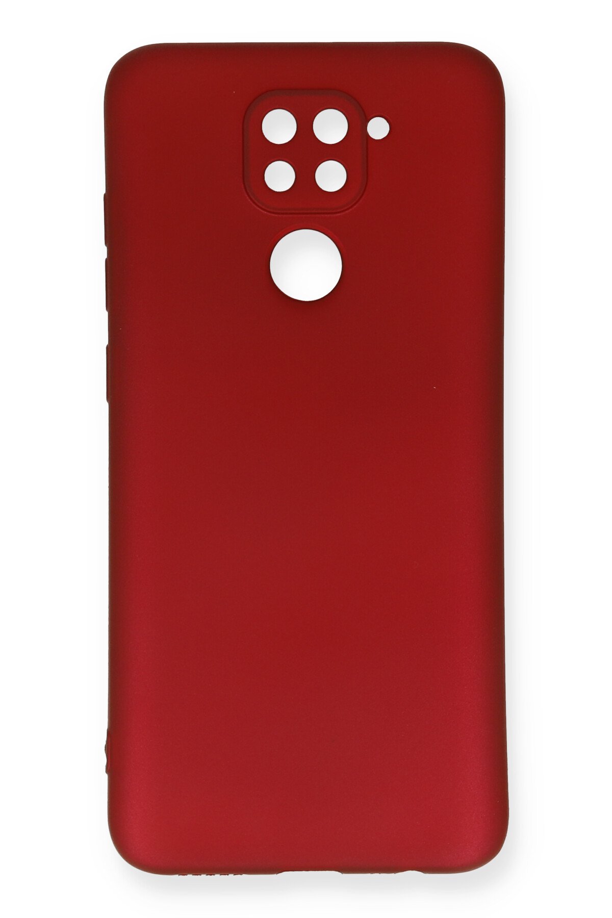 Newface Xiaomi Redmi Note 9 Kılıf Sofya Yüzüklü Silikon Kapak - Gümüş