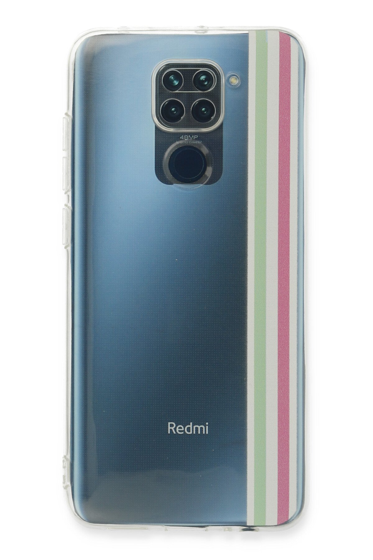 Newface Xiaomi Redmi Note 9 Kılıf Palm Buzlu Kamera Sürgülü Silikon - Pembe