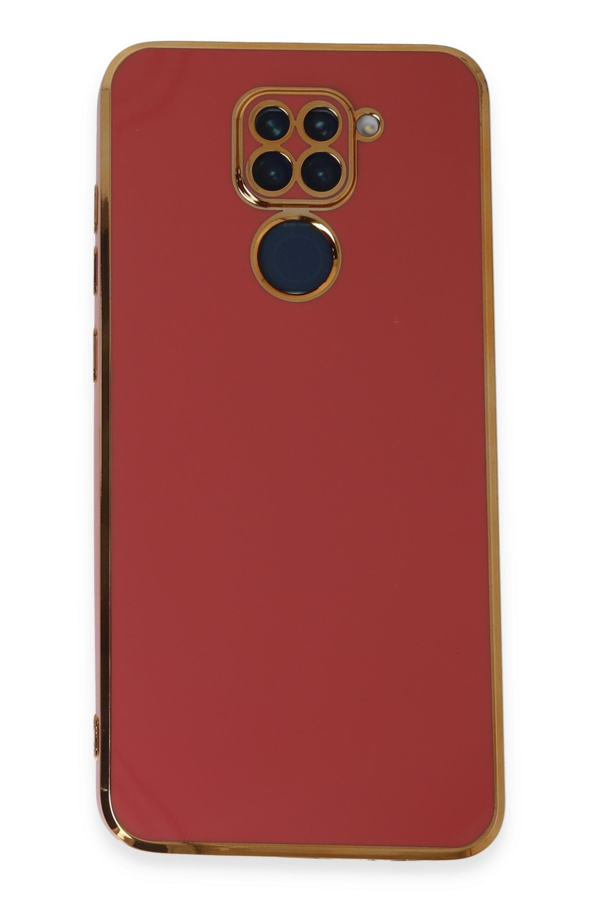Newface Xiaomi Redmi Note 9 Kılıf Palm Buzlu Kamera Sürgülü Silikon - Lila