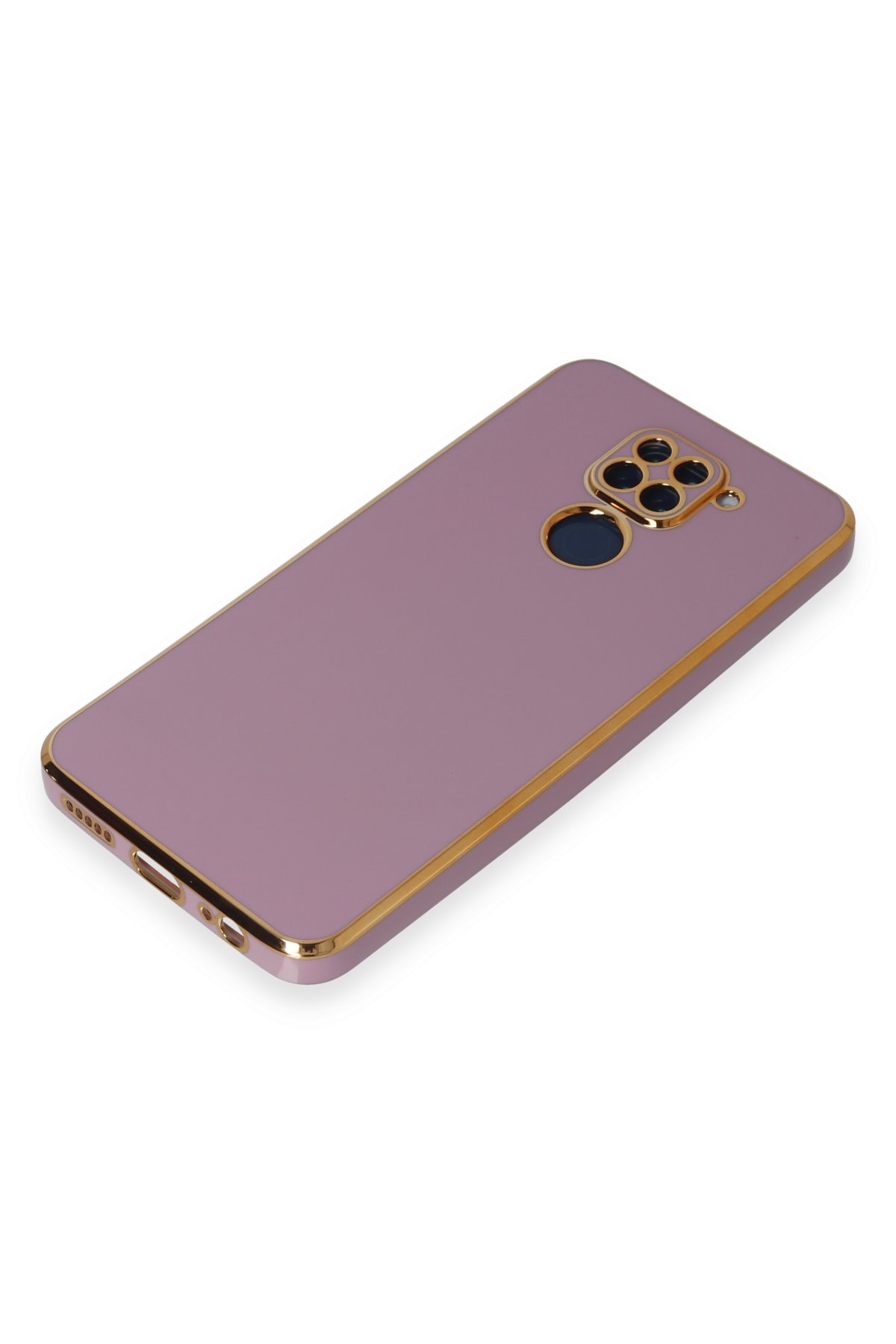 Newface Xiaomi Redmi Note 9 Kılıf Miami Şeffaf Silikon - Açık Mor