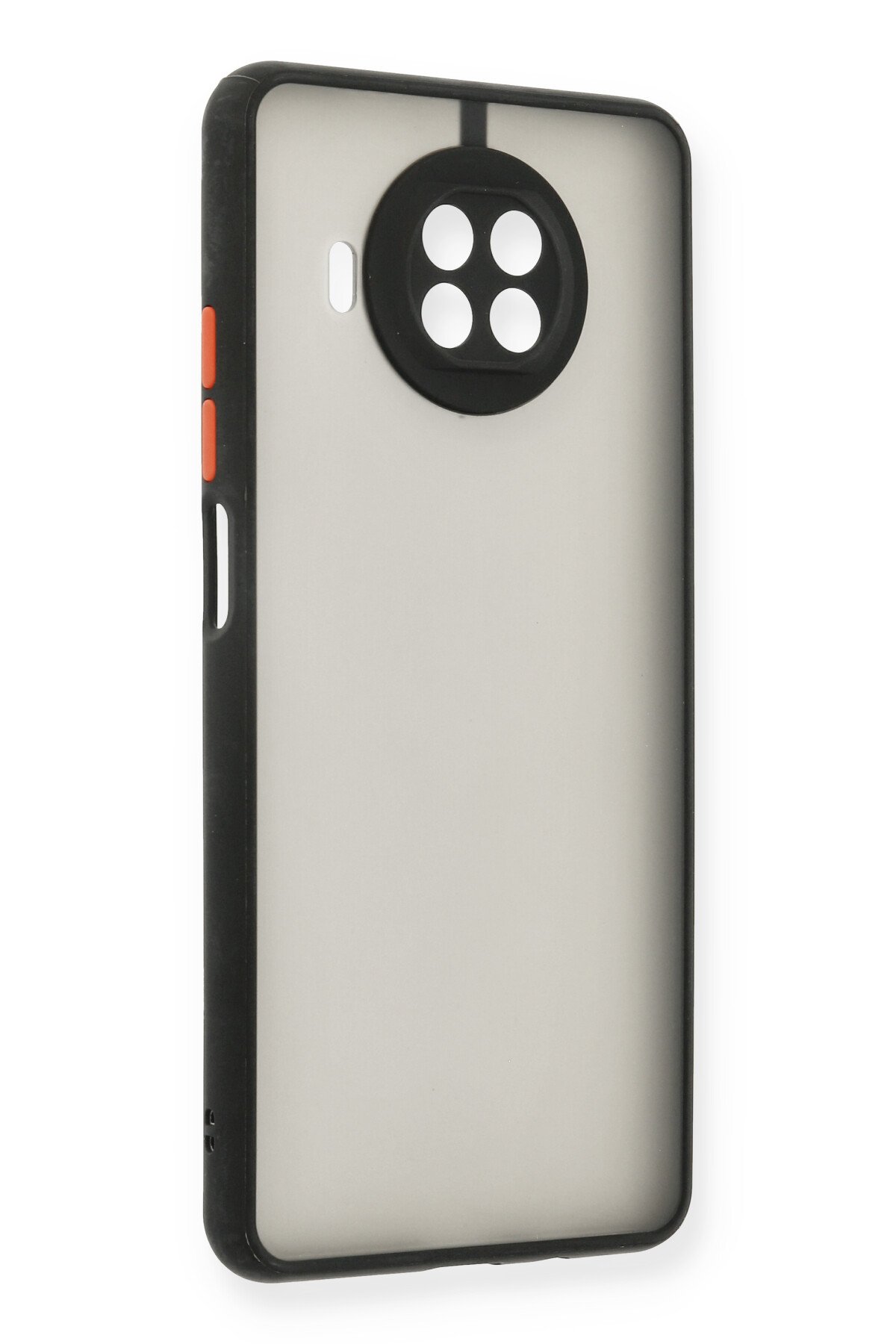 Newface Xiaomi Redmi Note 9 Pro 5G Kılıf Miami Şeffaf Silikon  - Fuşya