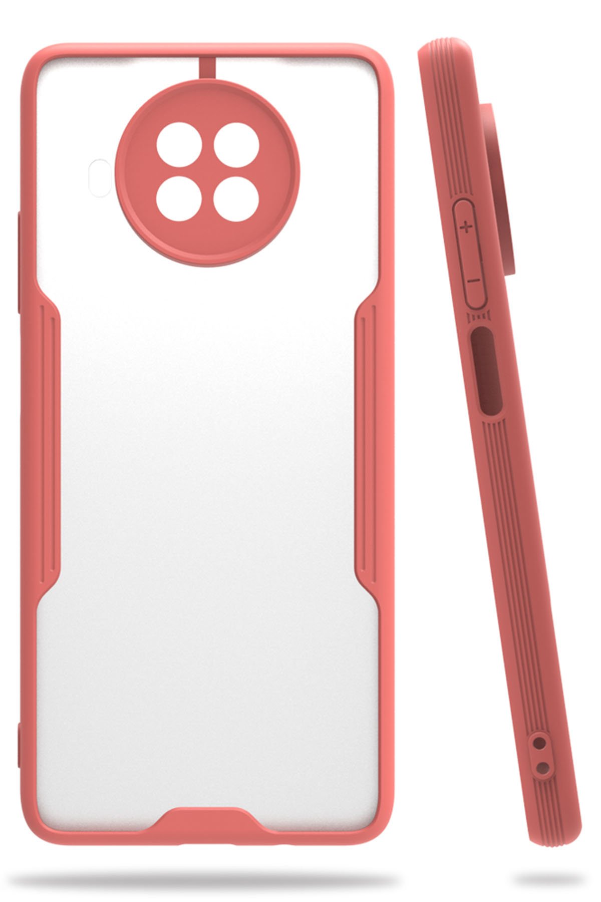 Newface Xiaomi Redmi Note 9 Pro 5G Kılıf Platin Silikon - Lila