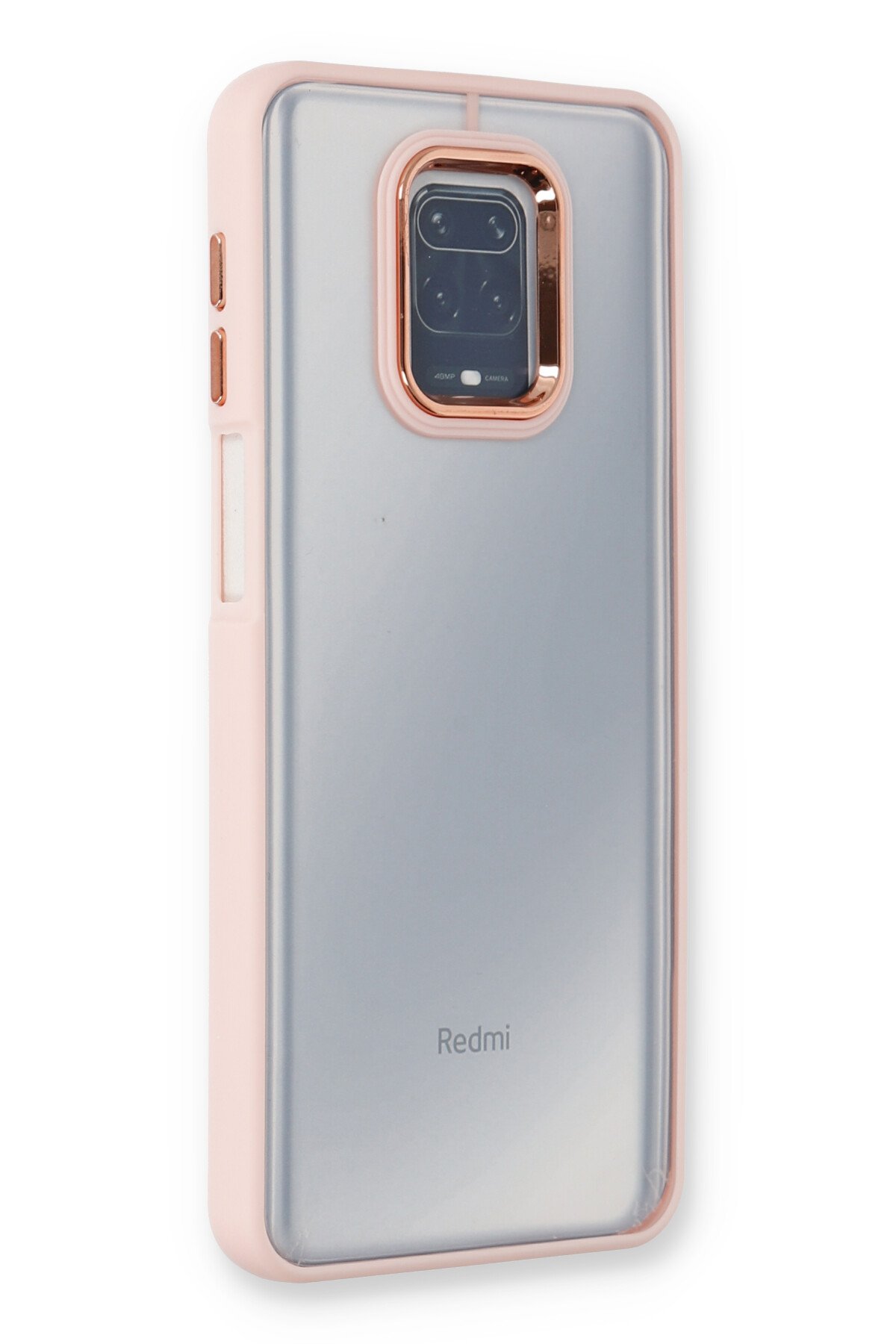 Newface Xiaomi Redmi Note 9 Pro Kılıf Pars Lens Yüzüklü Silikon - Yeşil