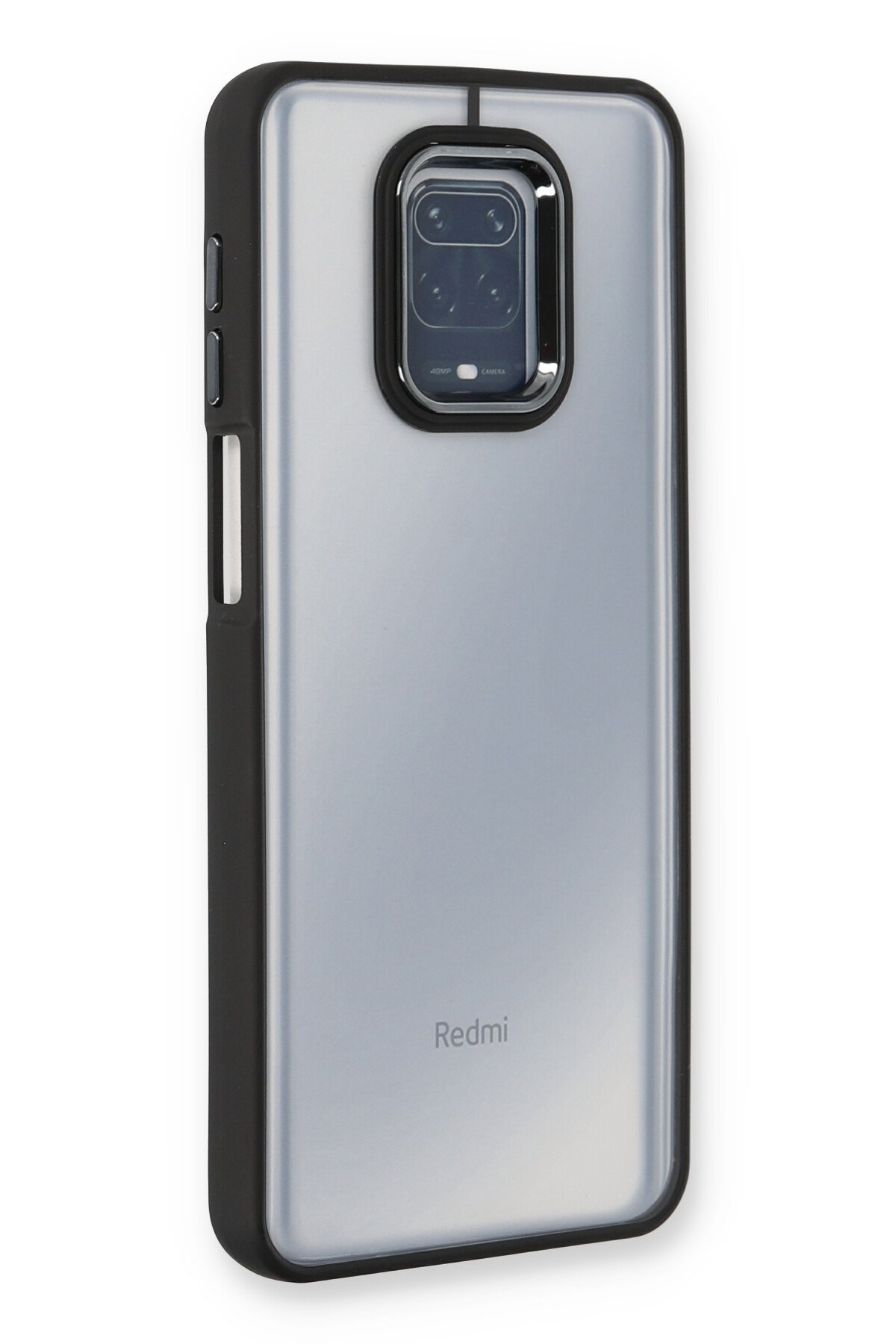 Newface Xiaomi Redmi Note 9 Pro Kılıf Pars Lens Yüzüklü Silikon - Yeşil