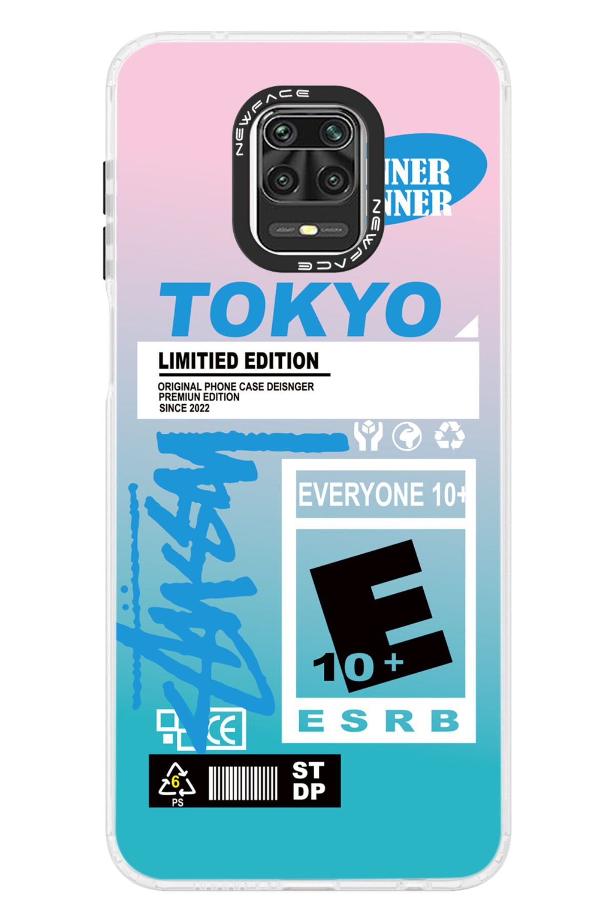 Newface Xiaomi Redmi Note 9 Pro Kılıf Estoril Desenli Kapak - Estoril - 1