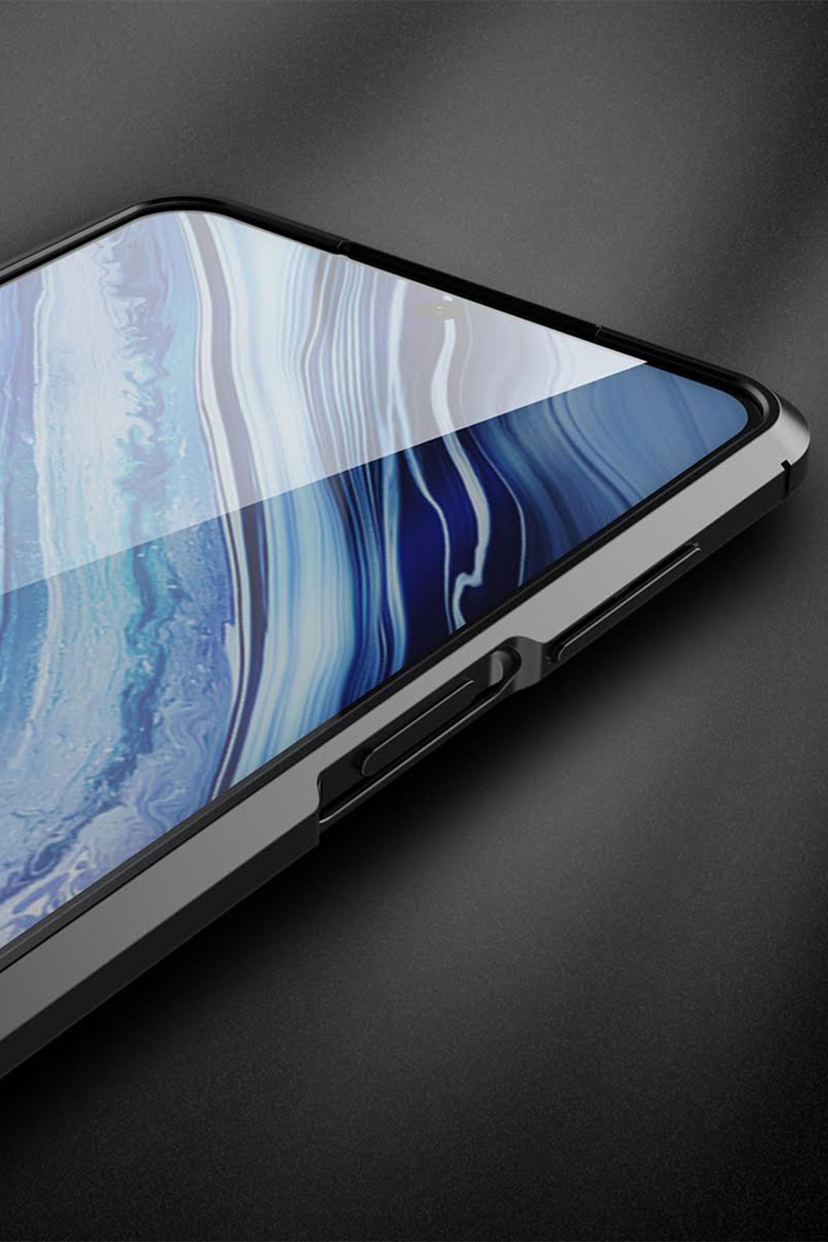 Newface Xiaomi Redmi Note 9 Pro Kılıf Platin Silikon - Lacivert