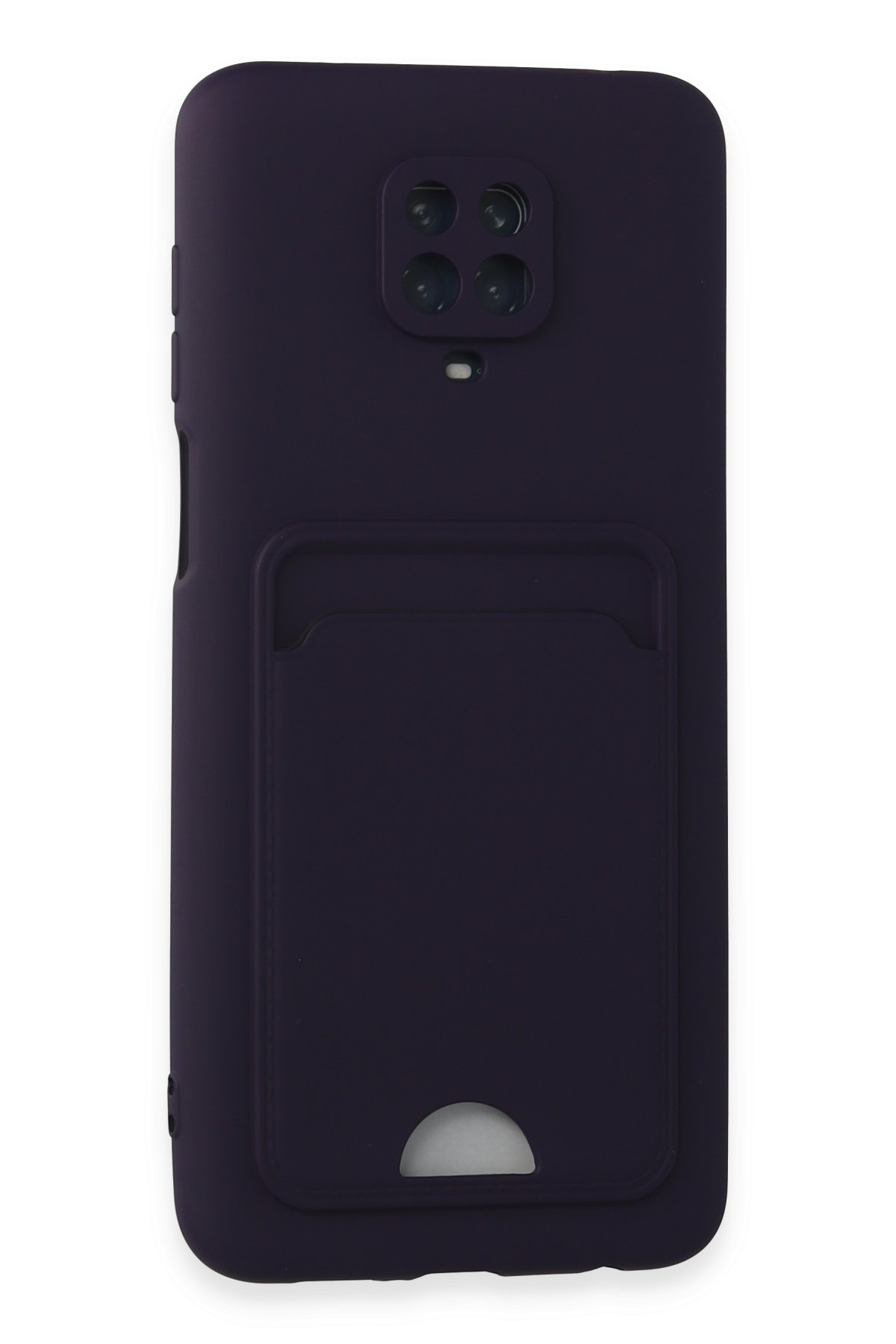 Newface Xiaomi Redmi Note 9 Pro Kılıf Palm Buzlu Kamera Sürgülü Silikon - Lacivert