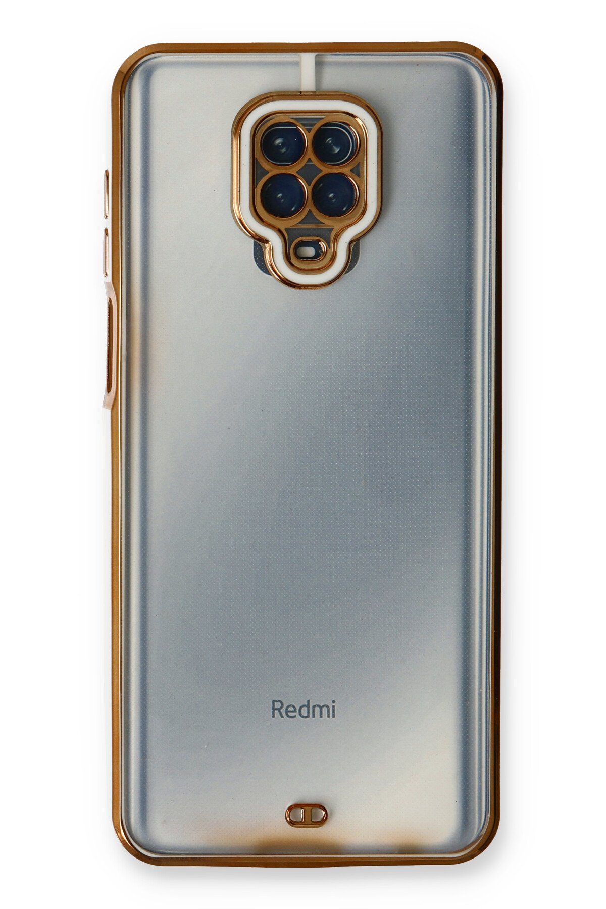 Newface Xiaomi Redmi Note 9S Kılıf Pars Lens Yüzüklü Silikon - Yeşil
