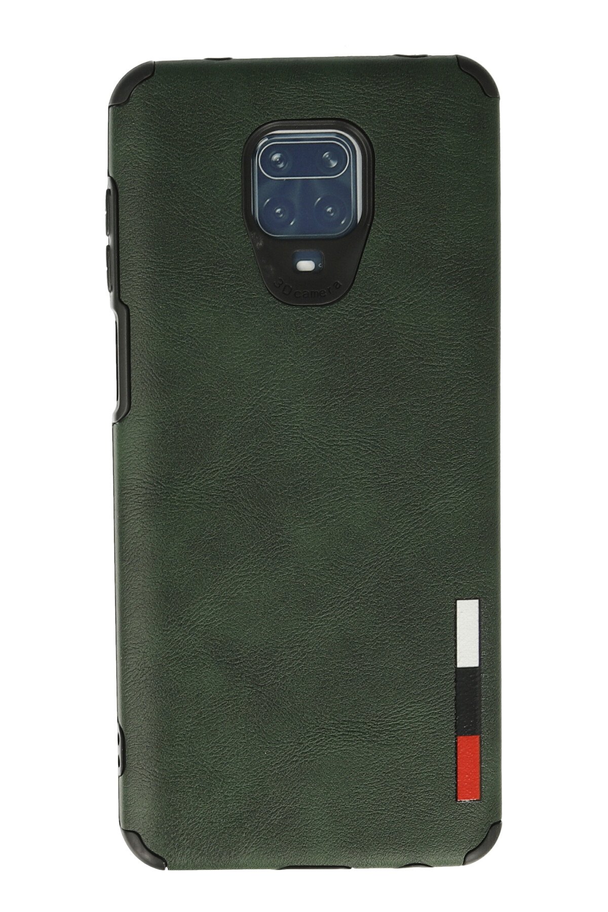 Newface Xiaomi Redmi Note 9 Pro Kılıf Palm Buzlu Kamera Sürgülü Silikon - Yeşil