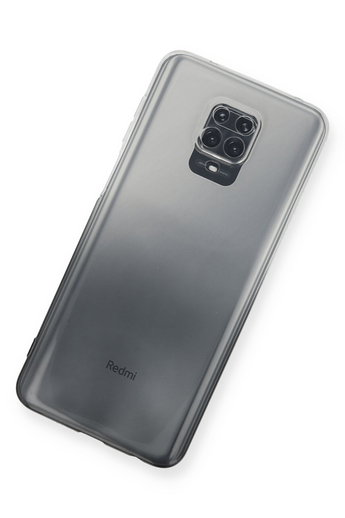Newface Xiaomi Redmi Note 9 Pro Kılıf Pars Lens Yüzüklü Silikon - Siyah