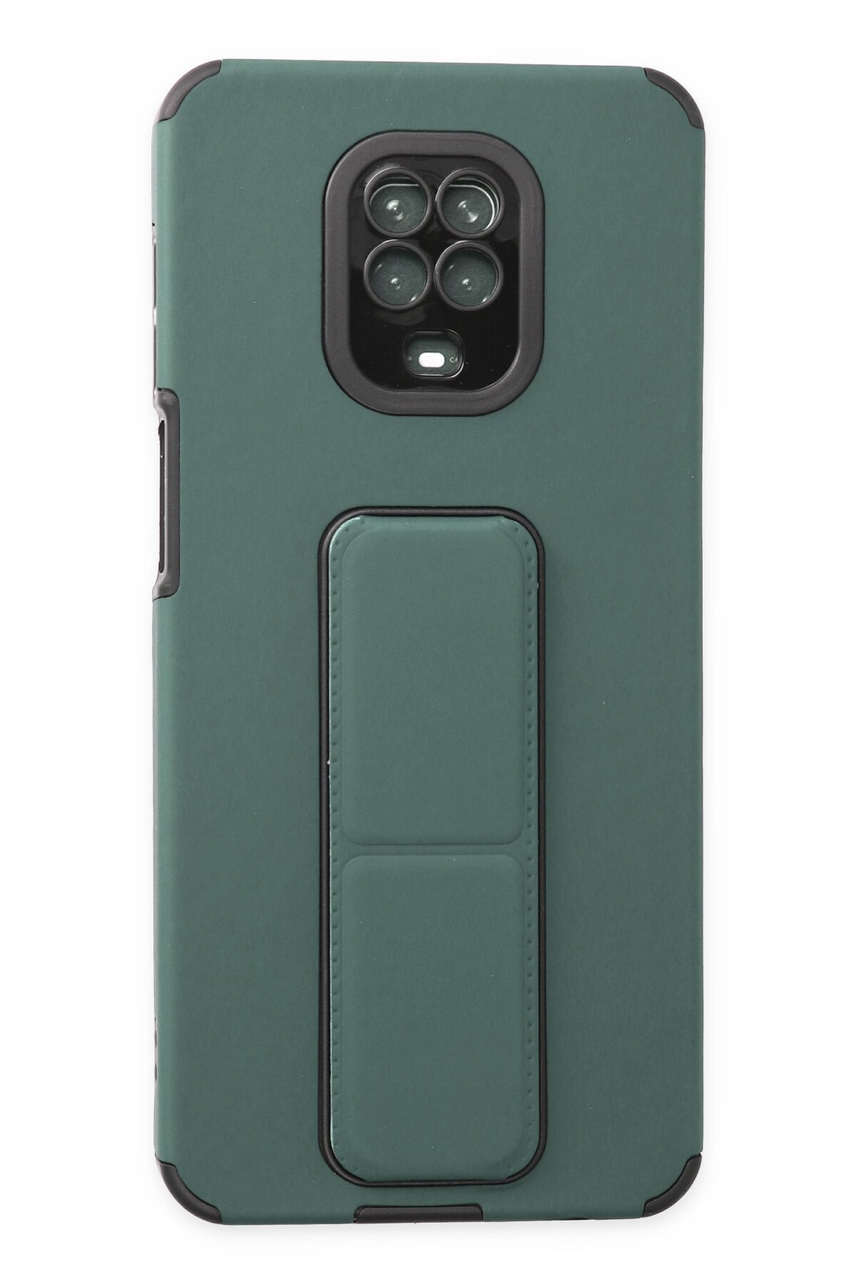 Newface Xiaomi Redmi Note 9 Pro Kılıf Razer Lensli Silikon - Siyah