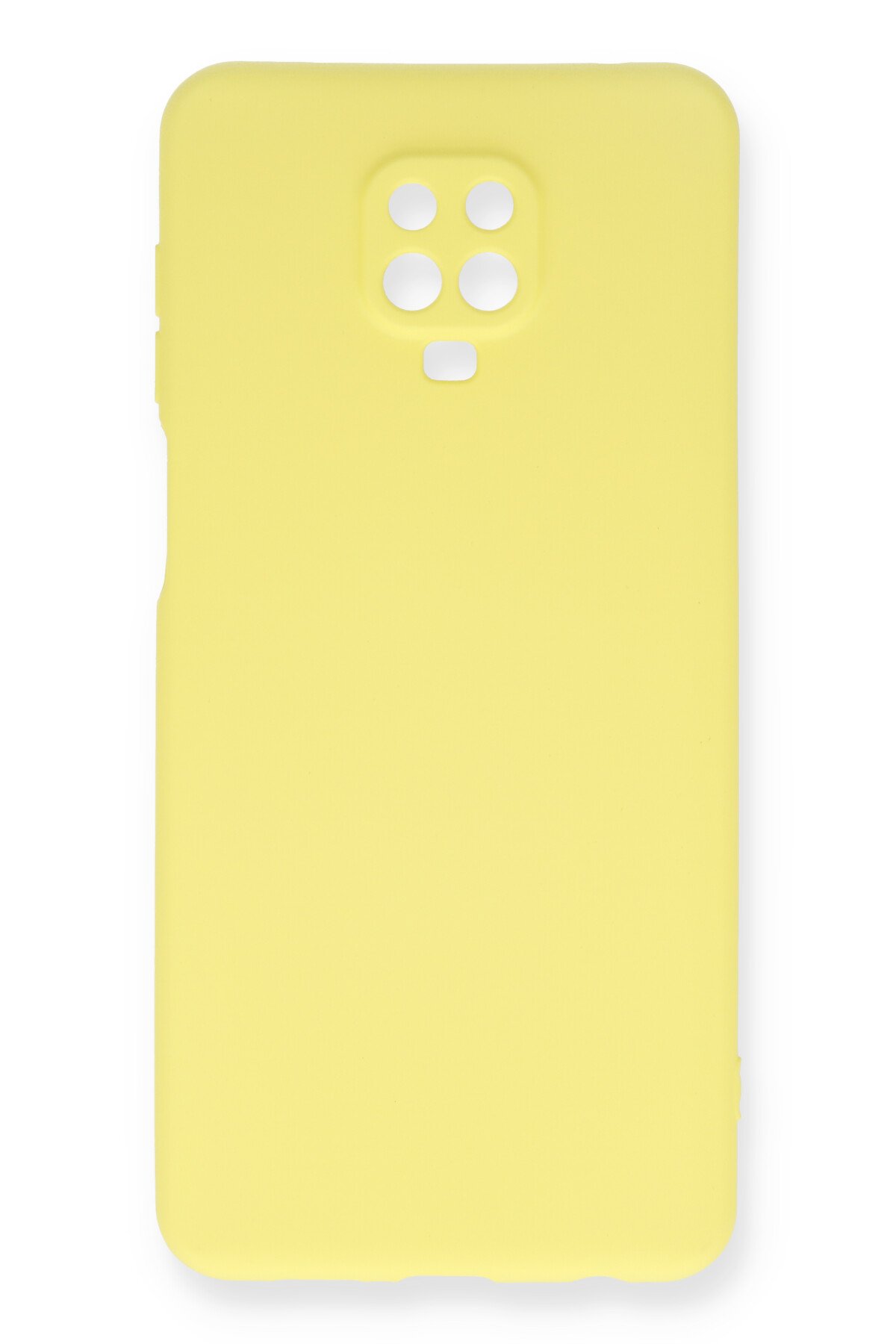 Newface Xiaomi Redmi Note 9 Pro Kılıf Platin Silikon - Kırmızı