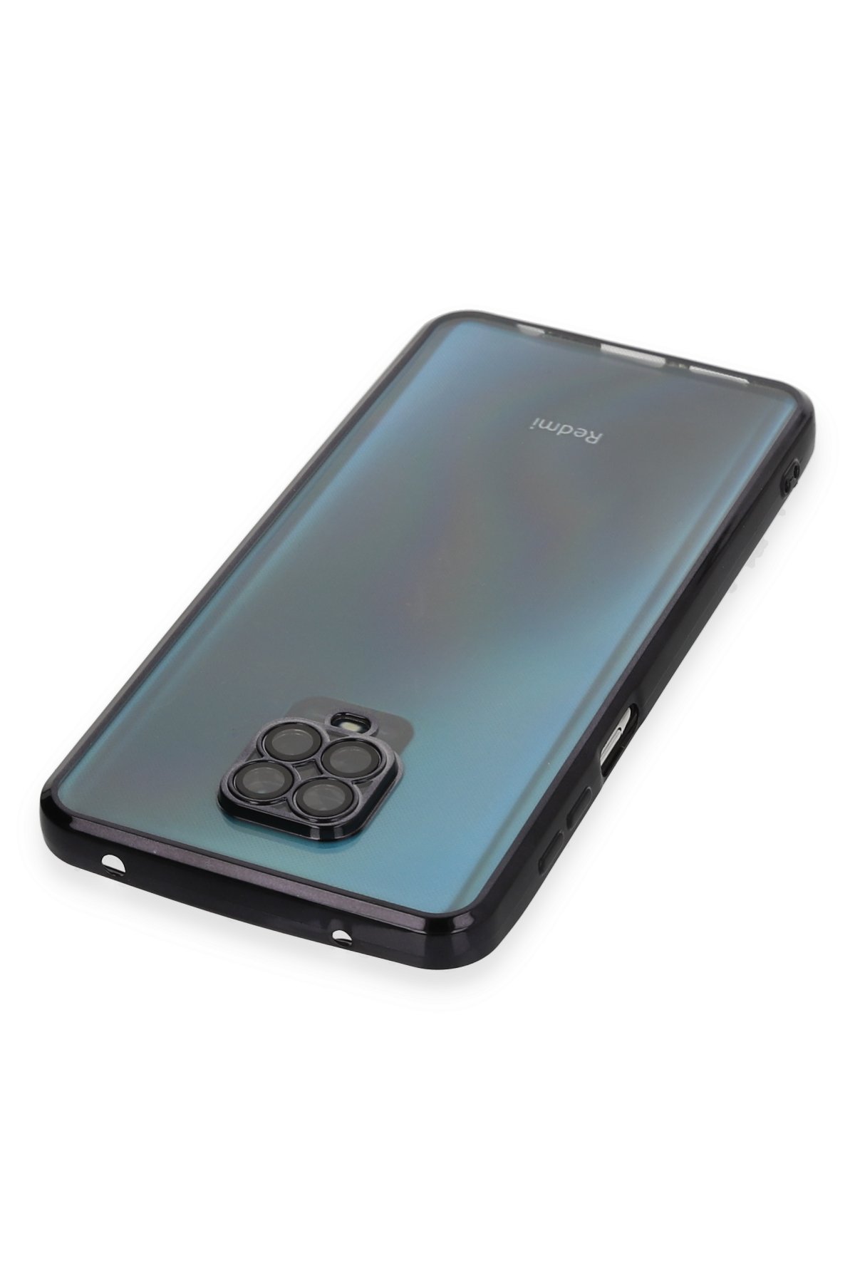 Newface Xiaomi Redmi Note 9 Pro Kılıf Palm Buzlu Kamera Sürgülü Silikon - Siyah